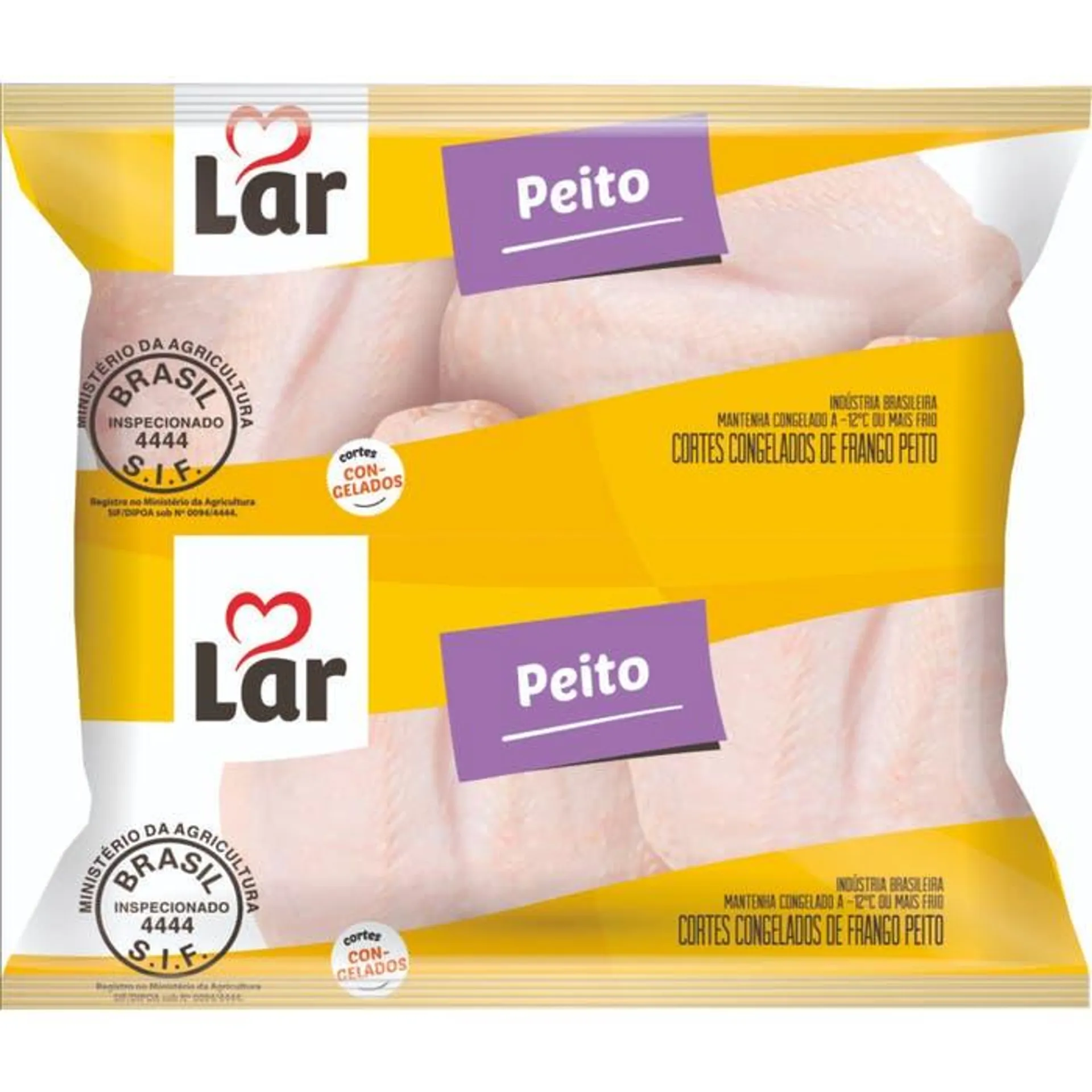 Peito De Frango Lar Com Osso Kg