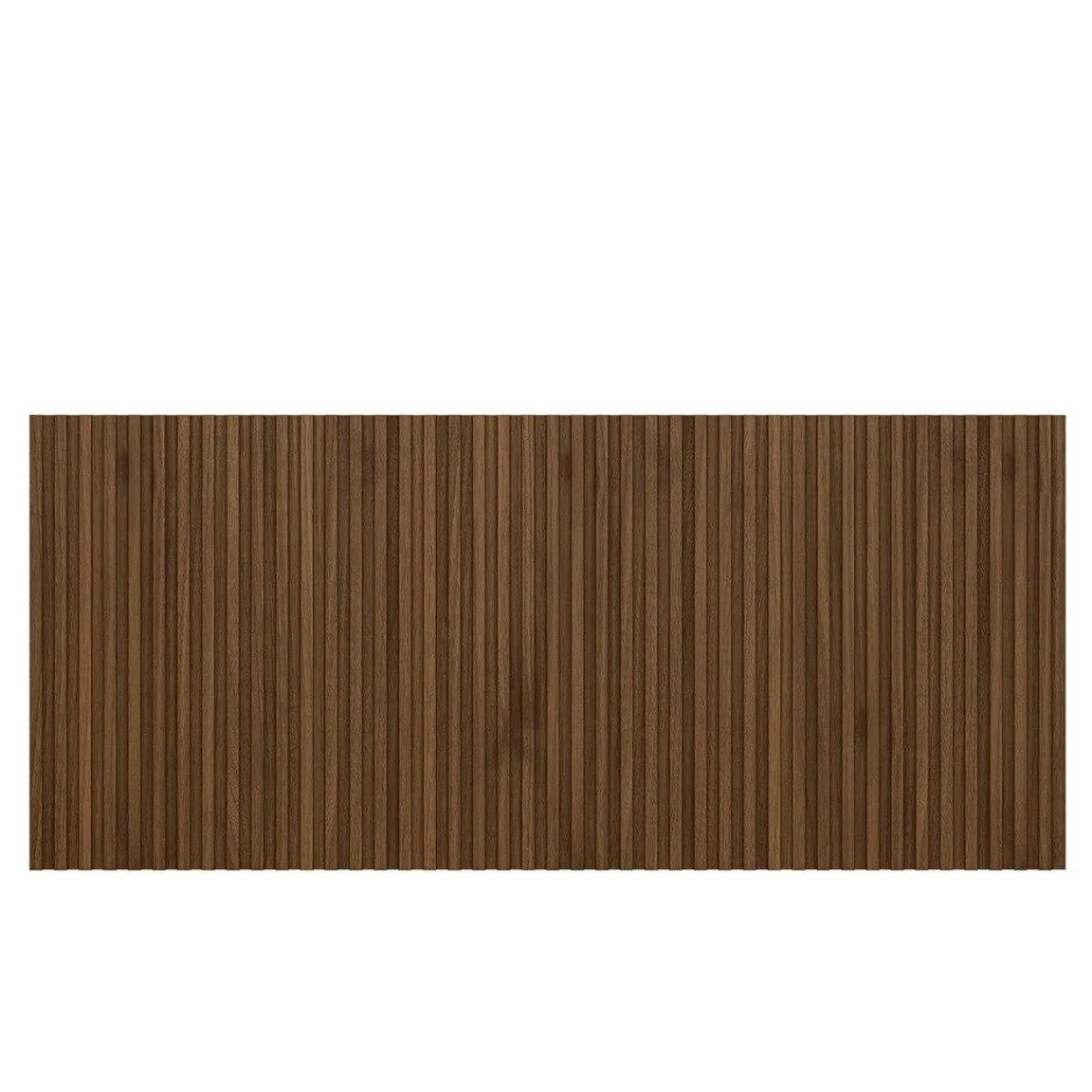 Módulo Cabeceira Atalaia Ripado MDF 66x29cm Linea Brasil Nogueira