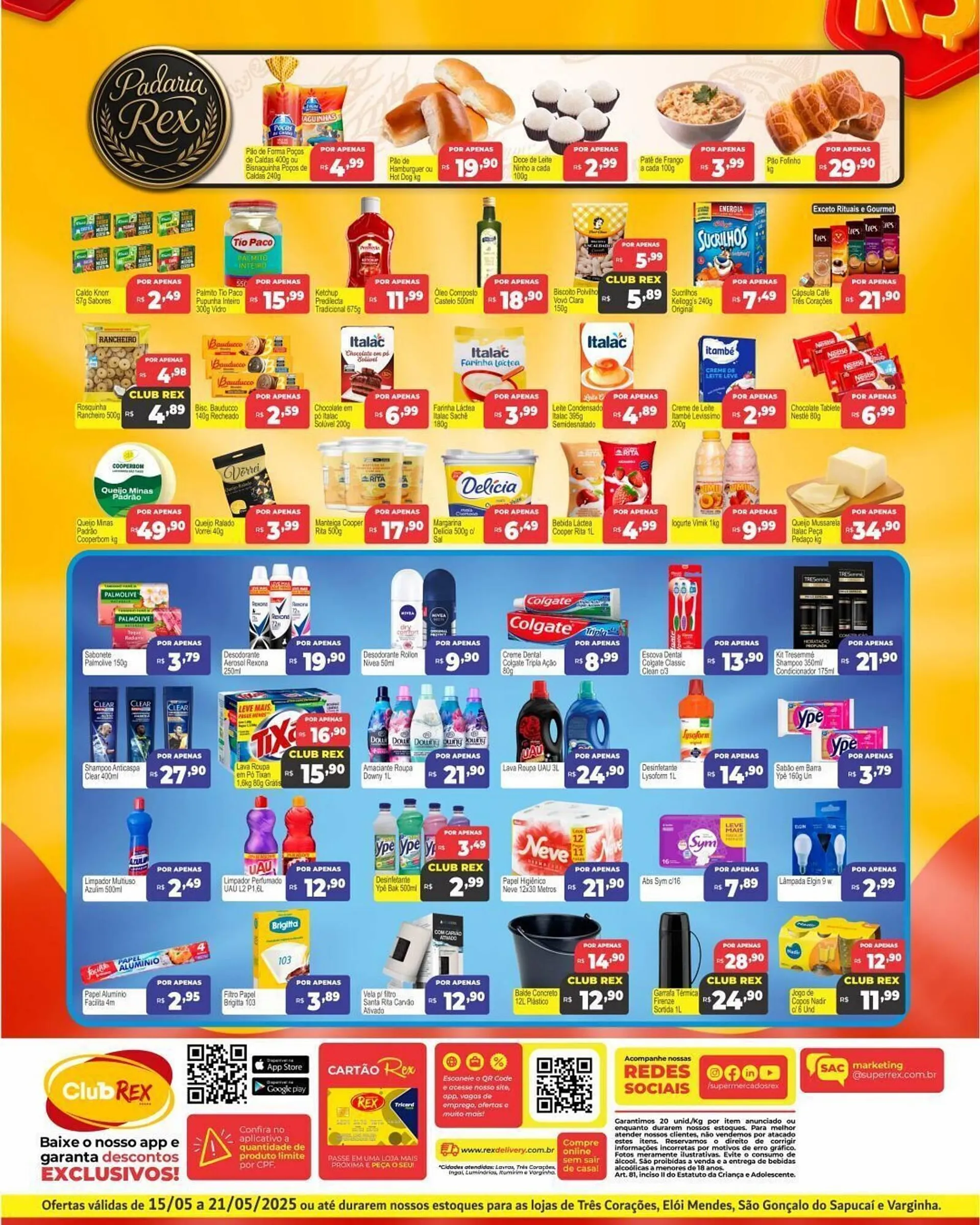 Encarte de Catálogo Supermercados Rex 13 de maio até 21 de maio 2025 - Pagina 2