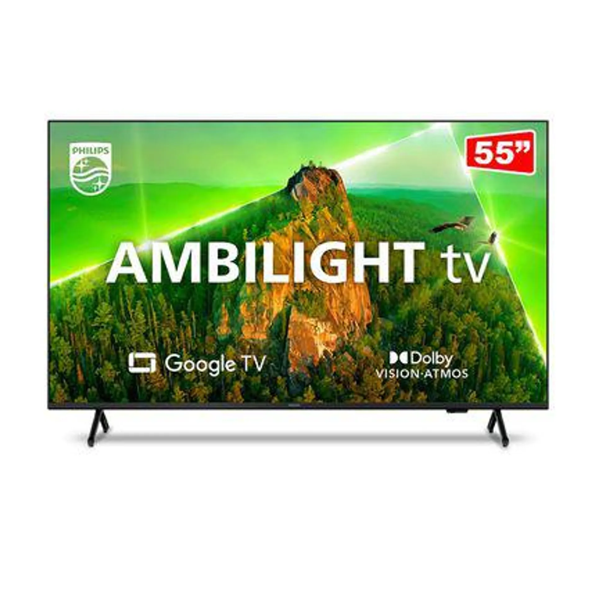 Smart TV Philps Led 55" 4K UHD Ambilight Google TV PUG7908/78