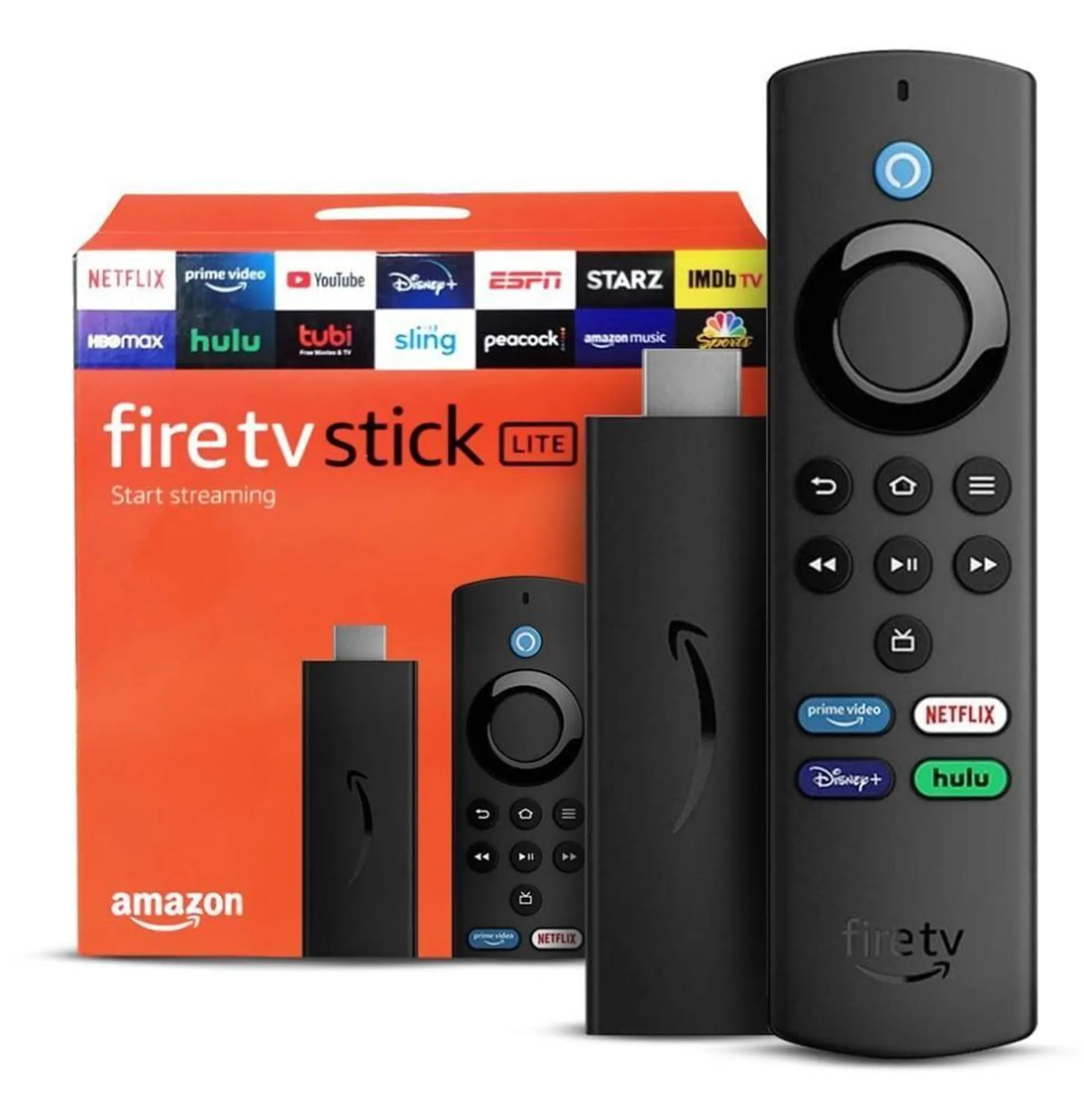 Fire Tv Stick Lite 2ª Geração Amazon Controle Remoto Por Voz Com Alexa