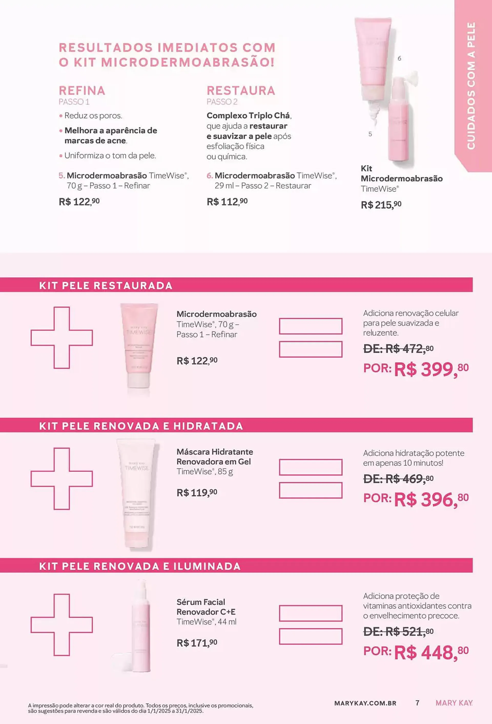 Encarte de Catálogo Mary Kay 3 de janeiro até 3 de julho 2025 - Pagina 7