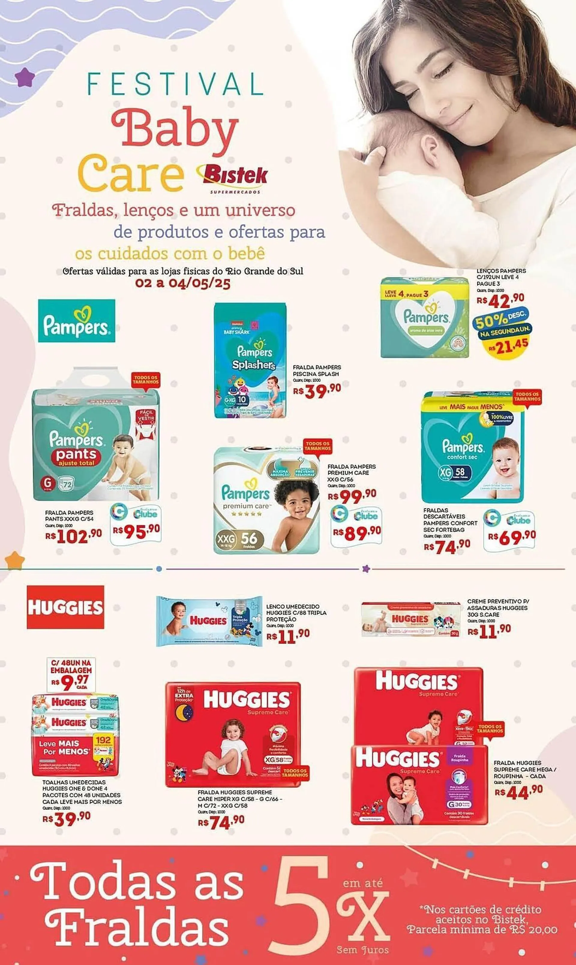 Encarte de Catálogo Bistek Supermercados 2 de maio até 4 de maio 2025 - Pagina 1
