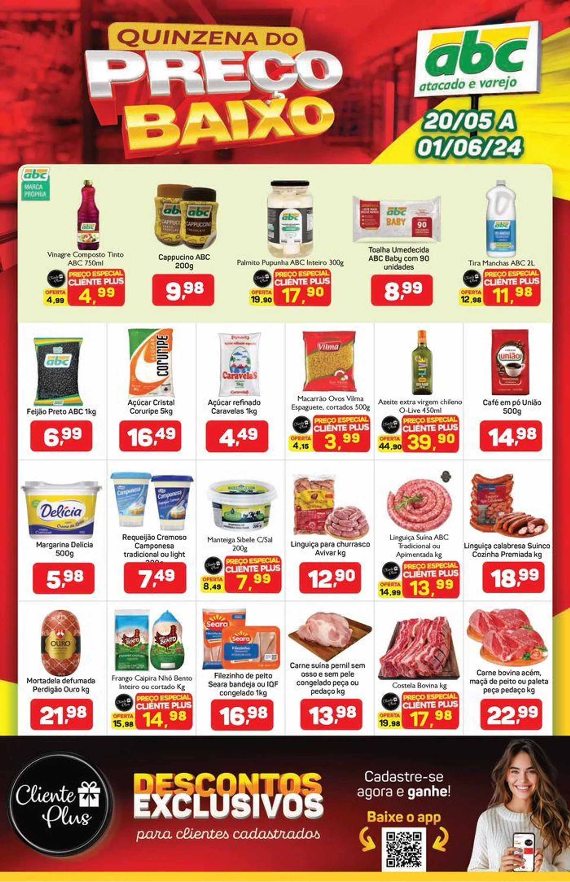 Encarte de Supermercados ABC Oferta Quinzenal Varejo - Horto 20 de maio até 1 de junho 2024 - Pagina 1