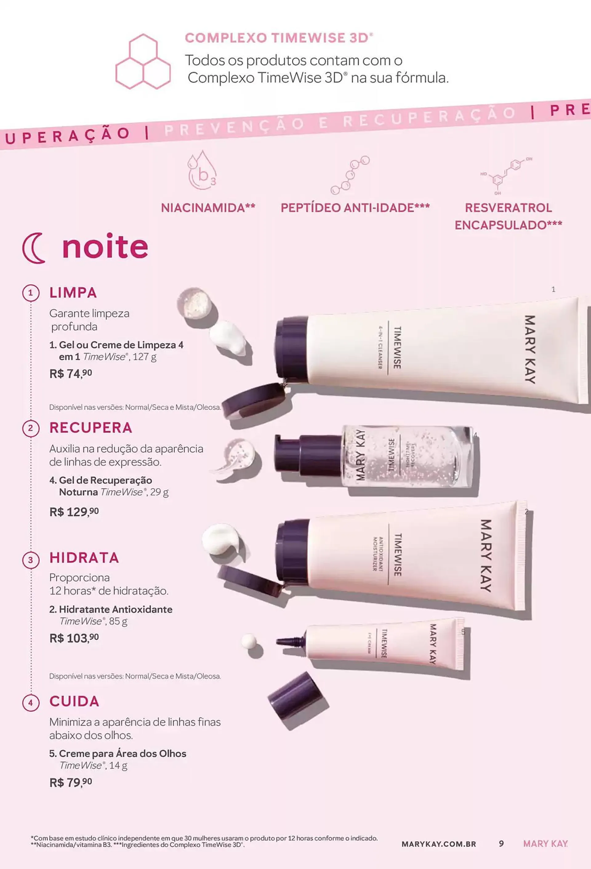 Encarte de Catálogo Mary Kay 3 de janeiro até 3 de julho 2025 - Pagina 9