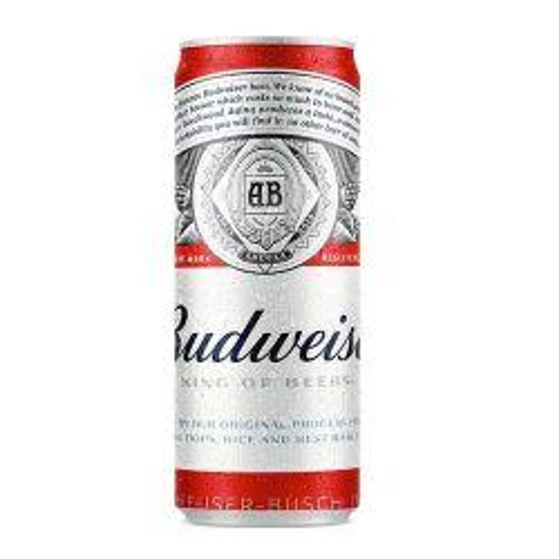 Cerveja Budweiser, American Lager, 350ml, Lata