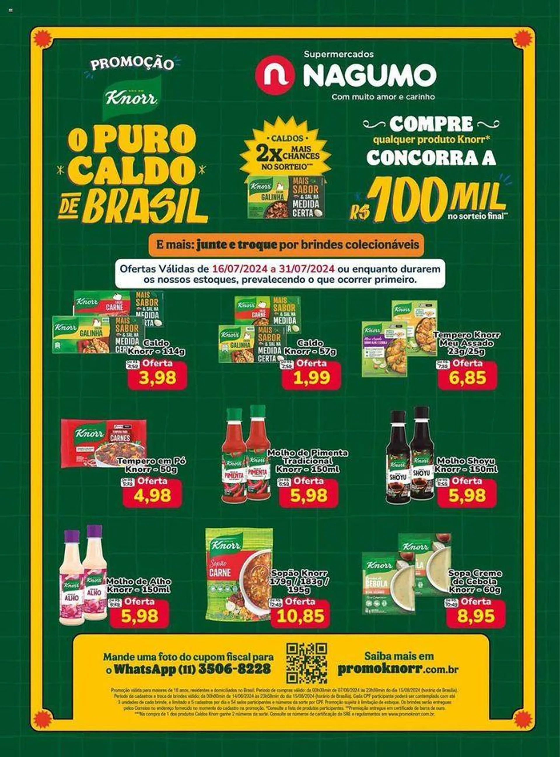 Encarte de Oferta Nagumo 22 de julho até 31 de julho 2024 - Pagina 1