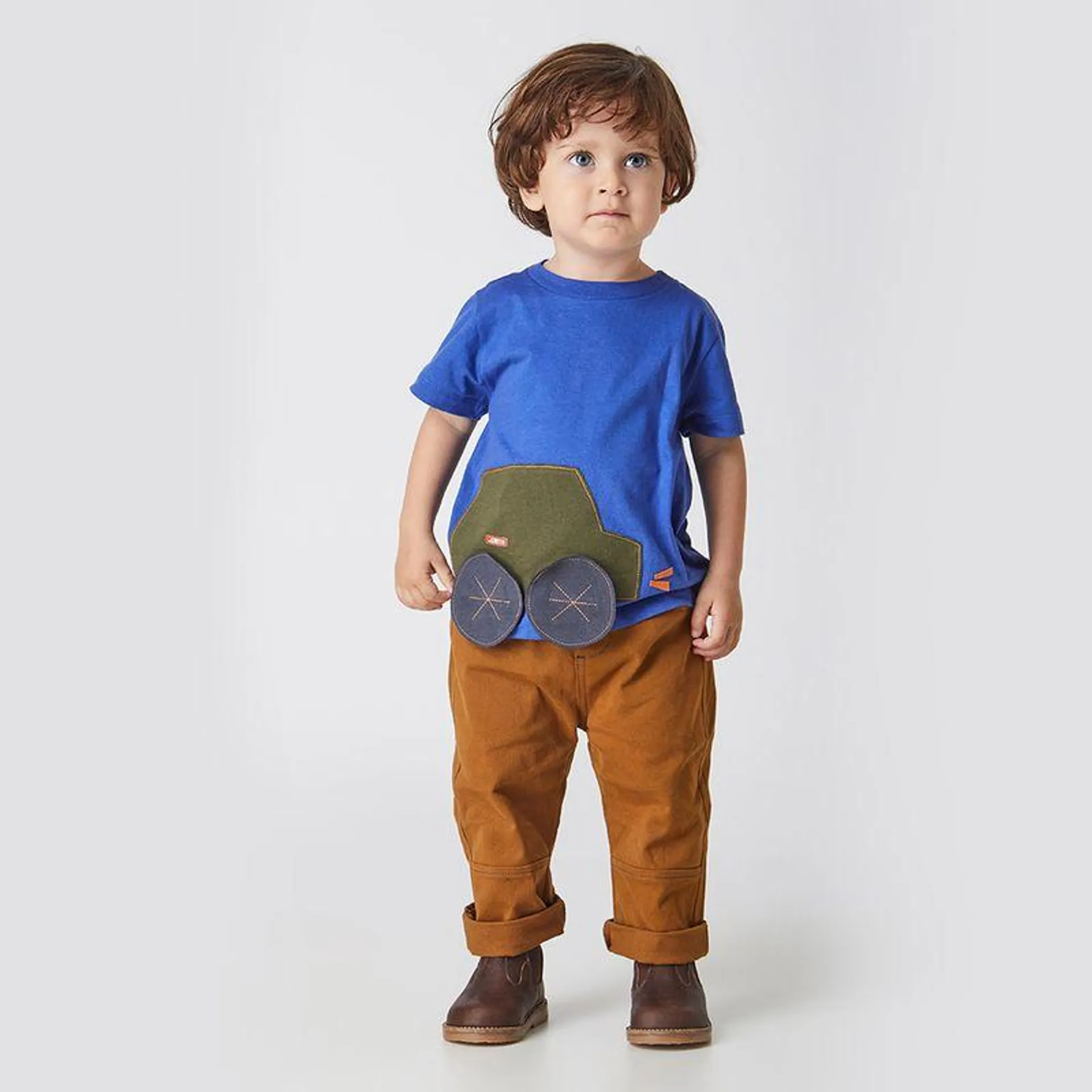 Camiseta Toddler Explorer Azul