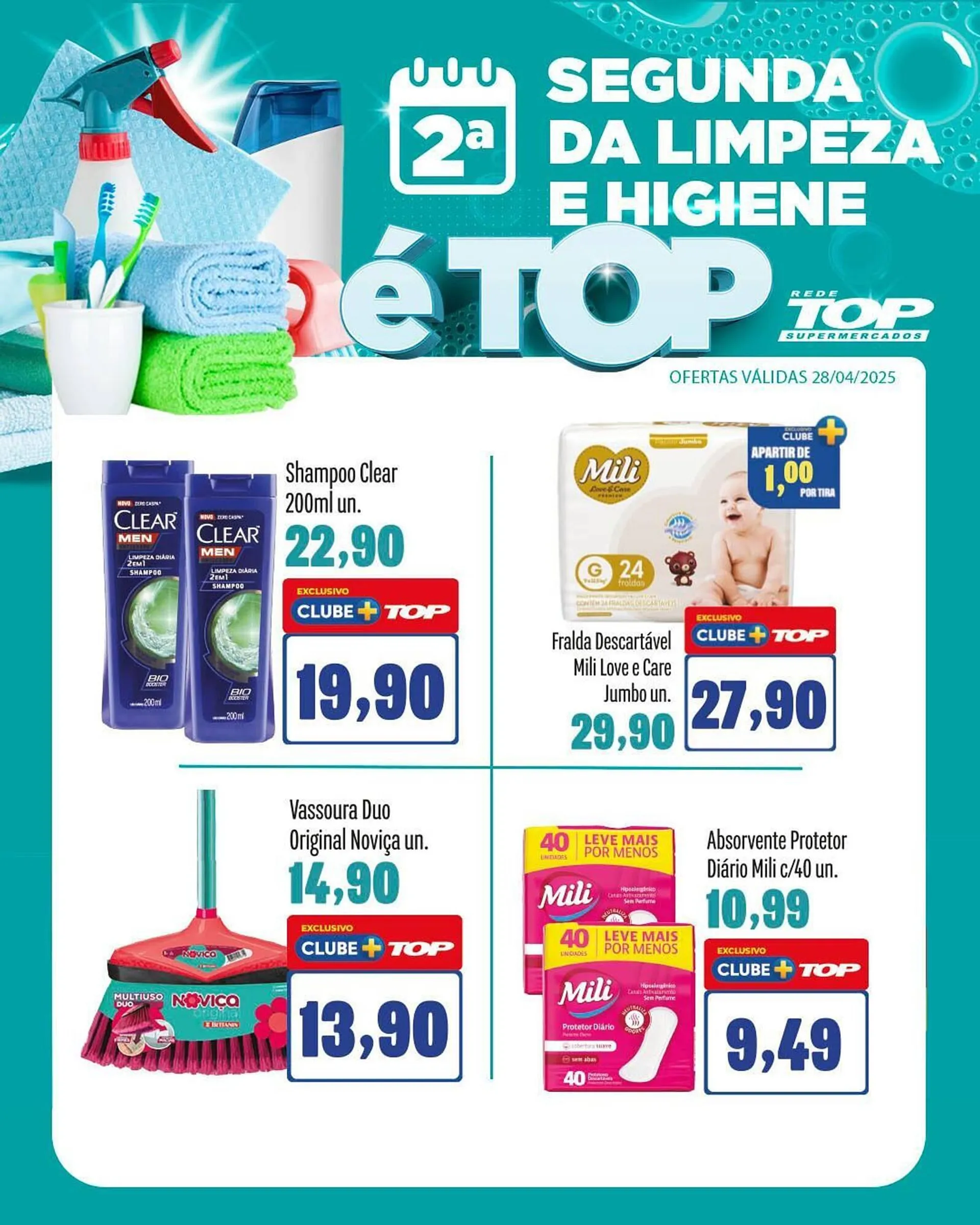Encarte de Catálogo Rede Top 28 de abril até 2 de maio 2025 - Pagina 1
