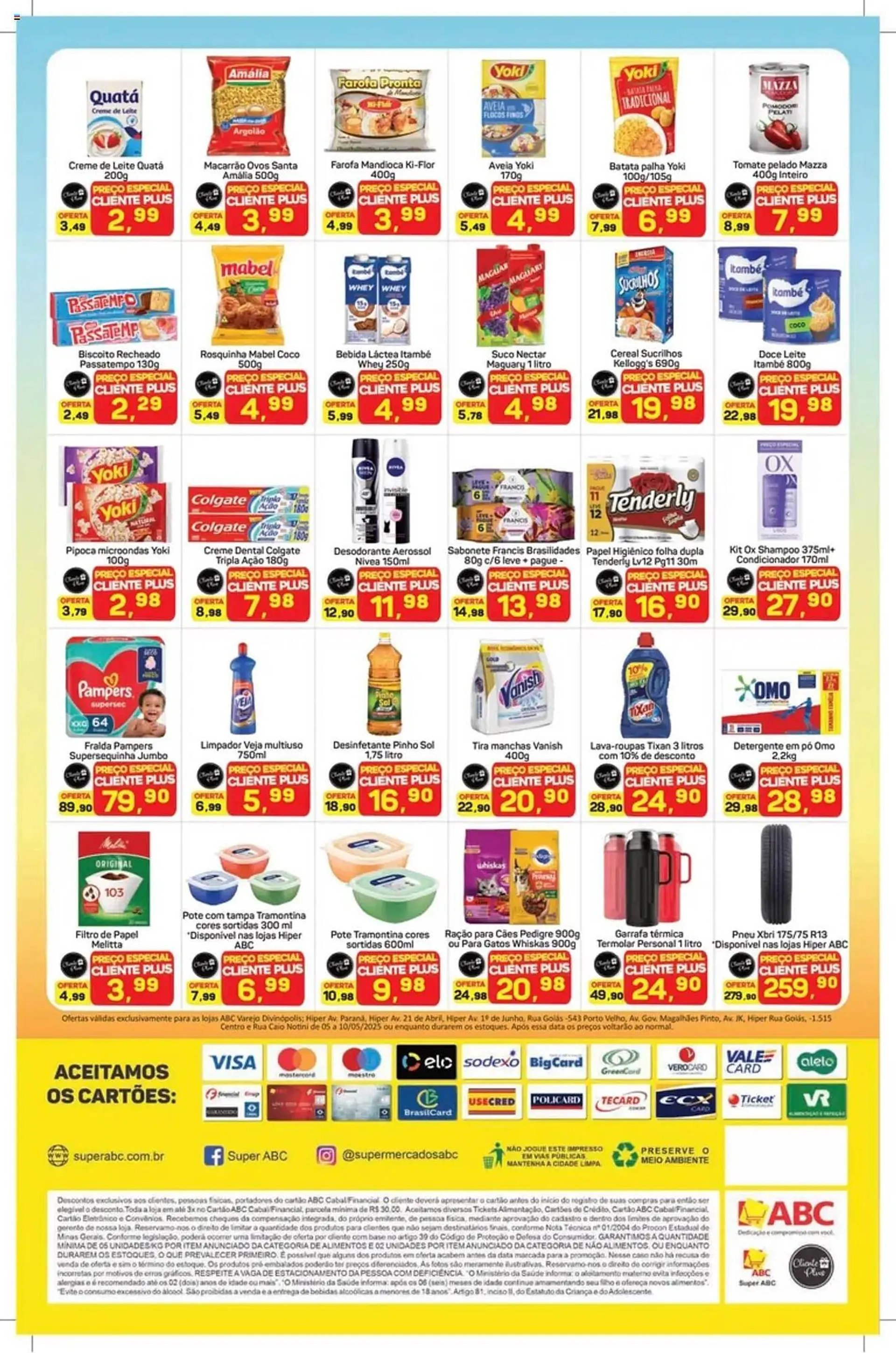 Encarte de Catálogo Supermercados ABC 5 de maio até 10 de maio 2025 - Pagina 2