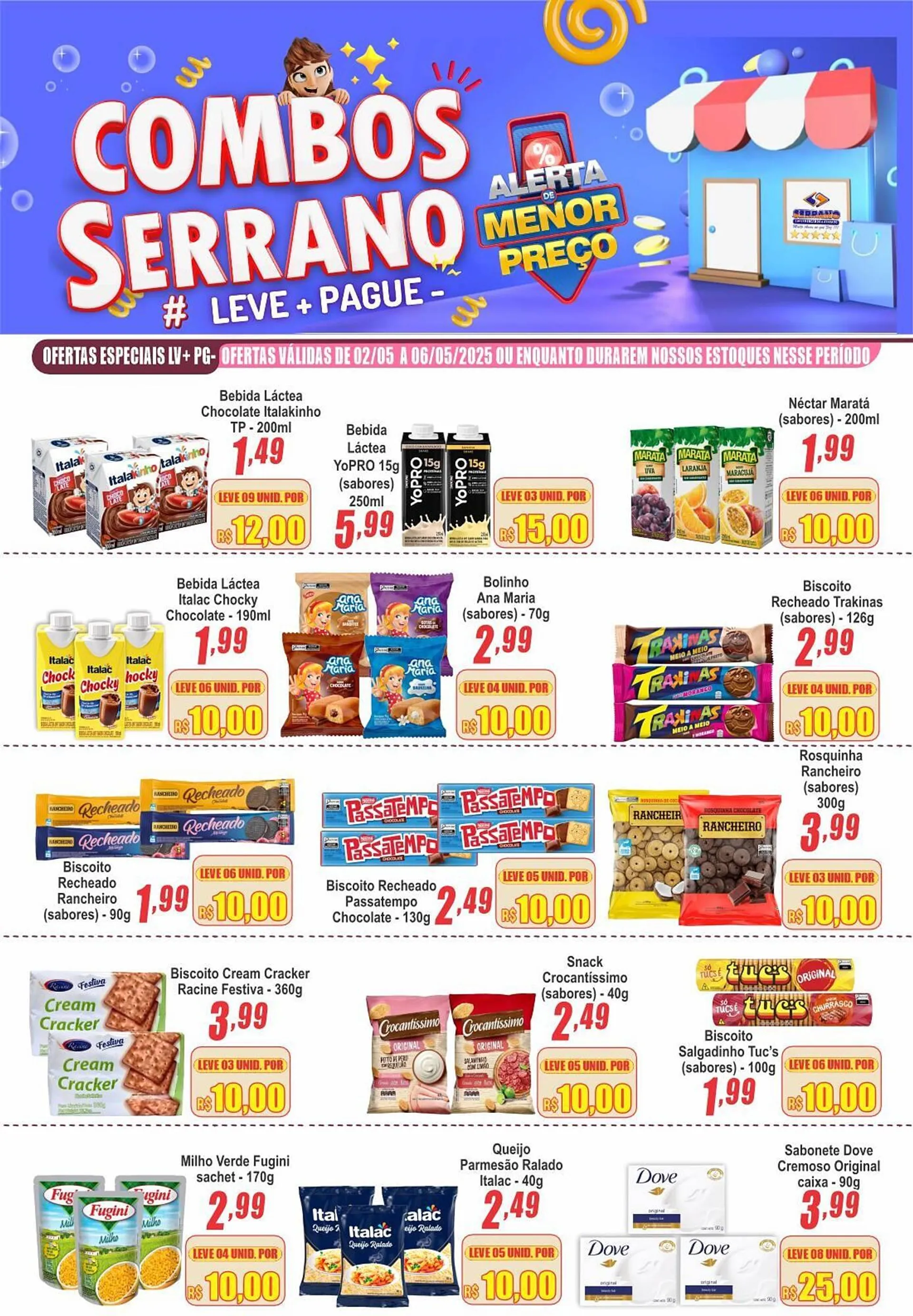 Encarte de Catálogo Serrano Supermercado 1 de maio até 6 de maio 2025 - Pagina 4