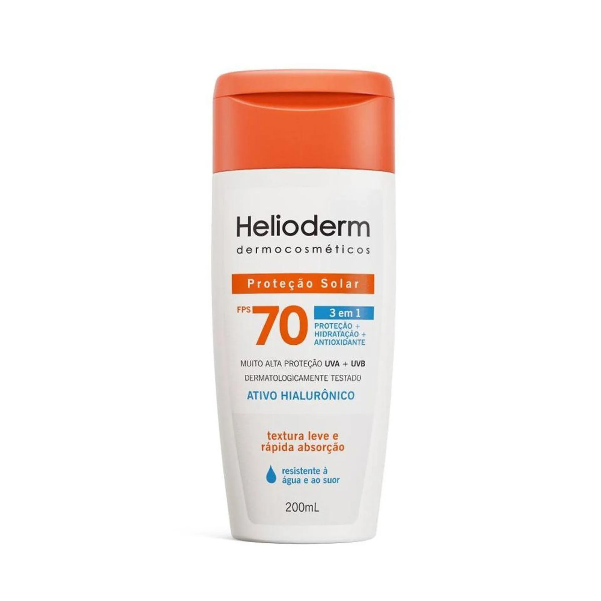 Protetor Solar Helioderm FPS70 200ml