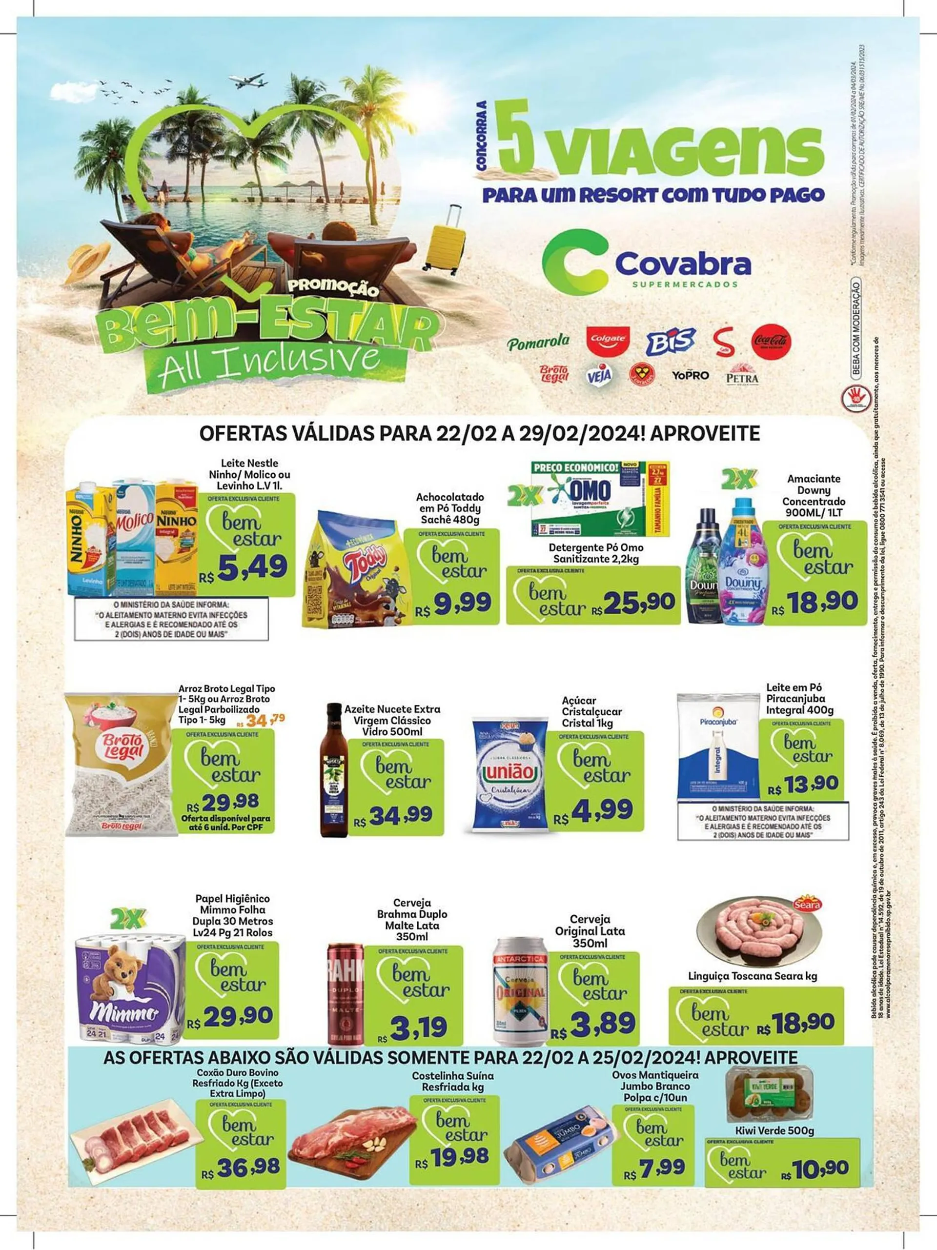 Encarte de Catálogo Covabra Supermercados 23 de fevereiro até 29 de fevereiro 2024 - Pagina 