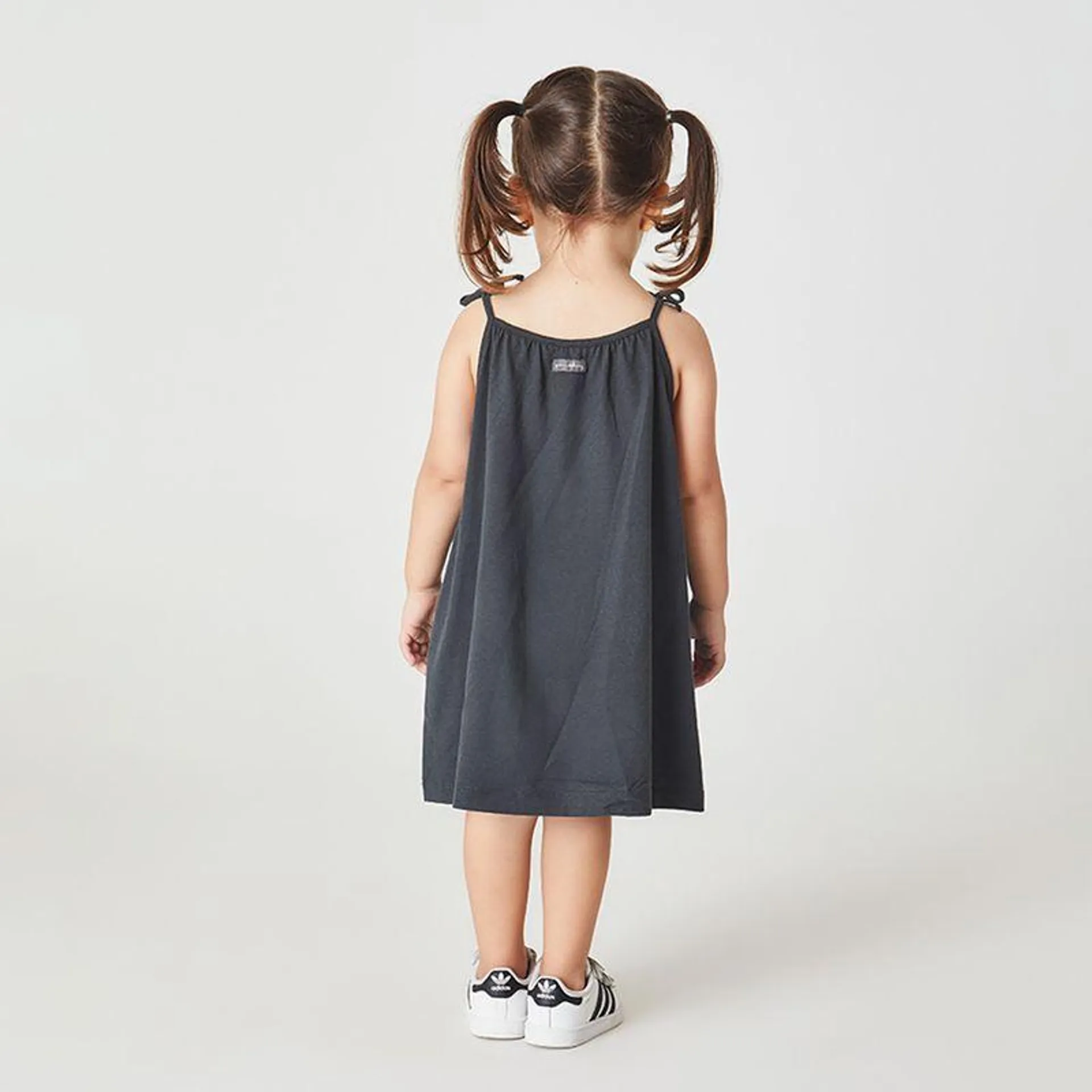 Vestido Regata Toddler Vibração Chumbo