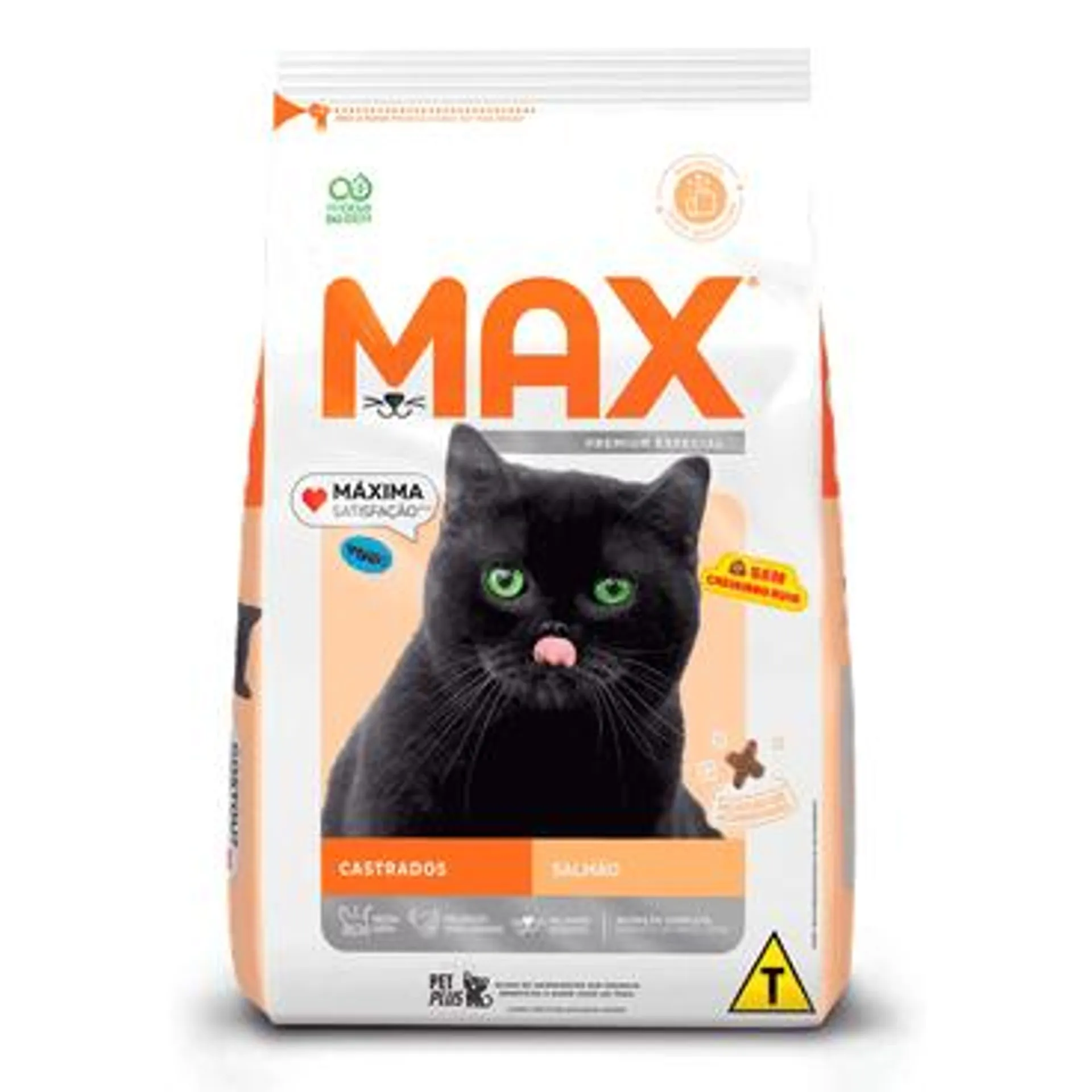 Ração Max para Gatos Castrados Salmão 1 kg