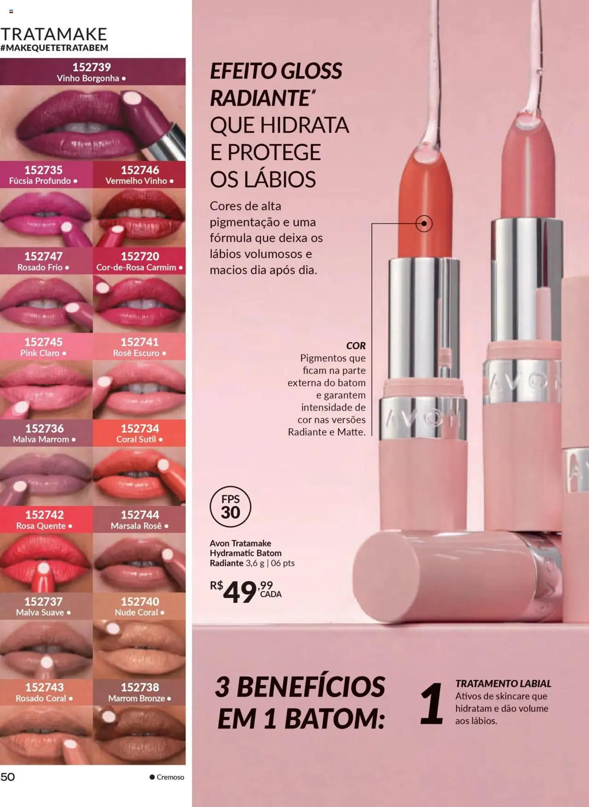 Encarte de Avon - Campanha 07 3 de abril até 1 de maio 2025 - Pagina 50
