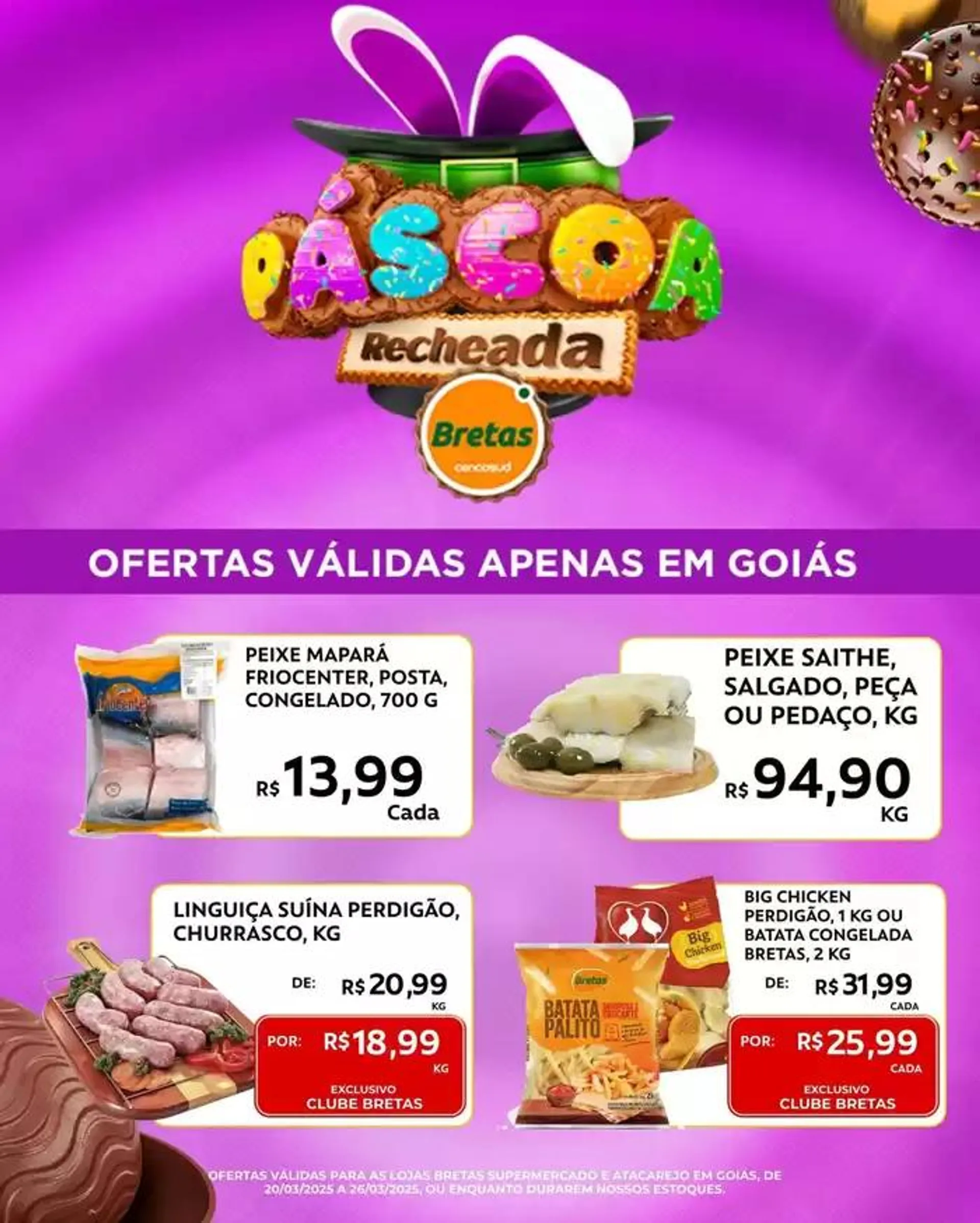 Encarte de Encarte Bretas Supermercados 20 de março até 26 de março 2025 - Pagina 7