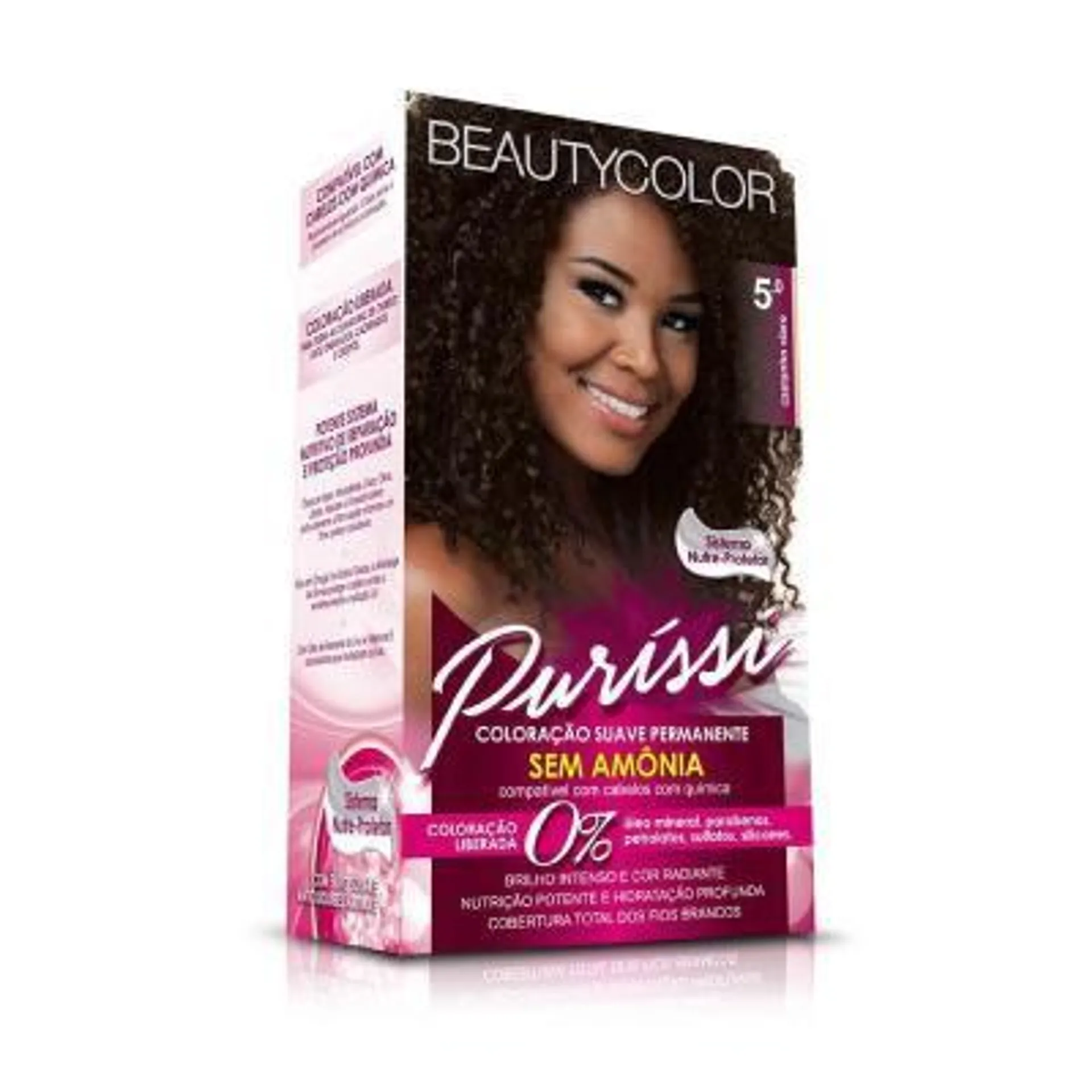 Tintura Beauty Color Puríssi N.5.0 Castanho Claro