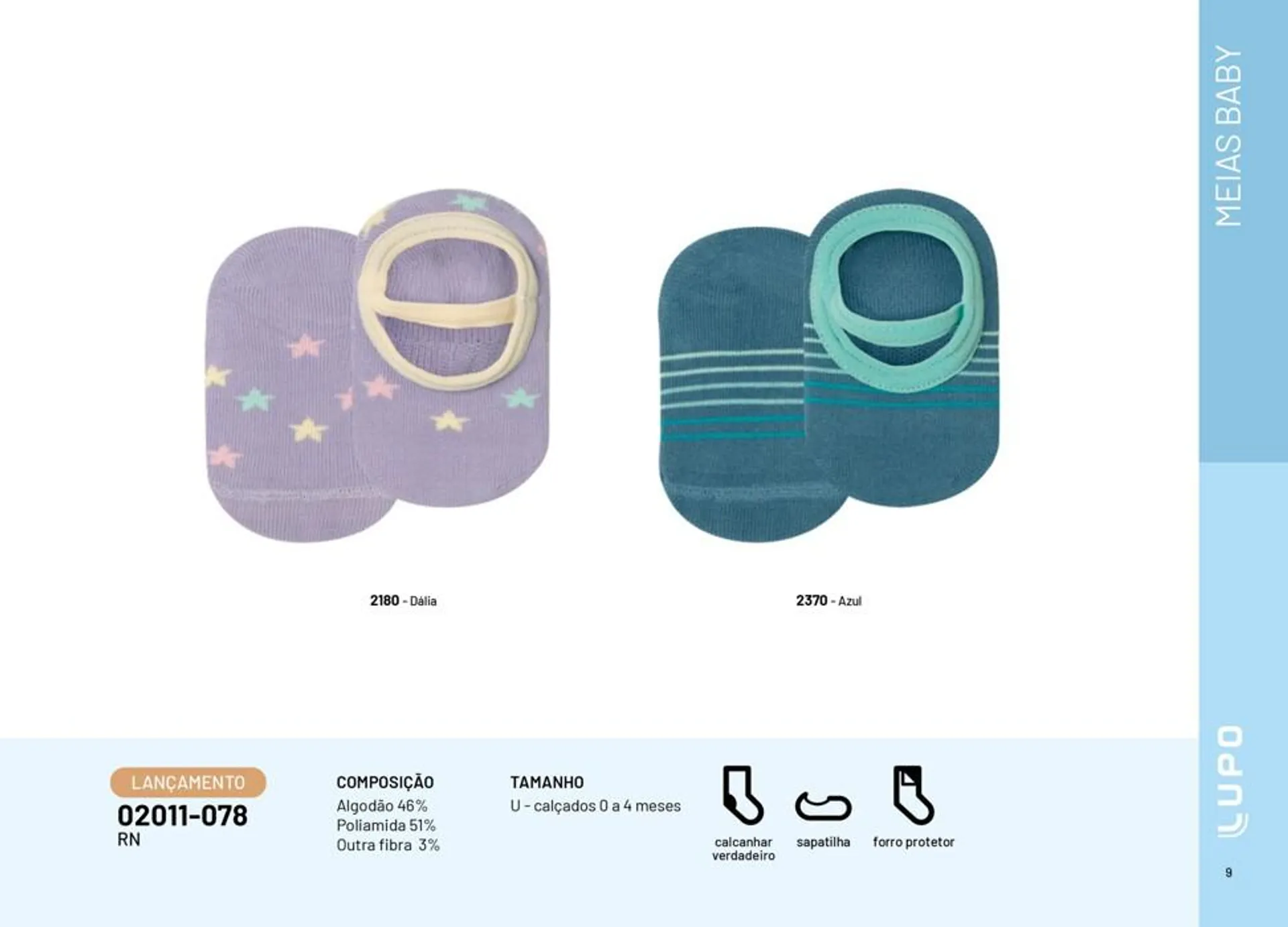 Encarte de Catálogo Meias Baby Verão 2023/24 28 de julho até 31 de dezembro 2024 - Pagina 9