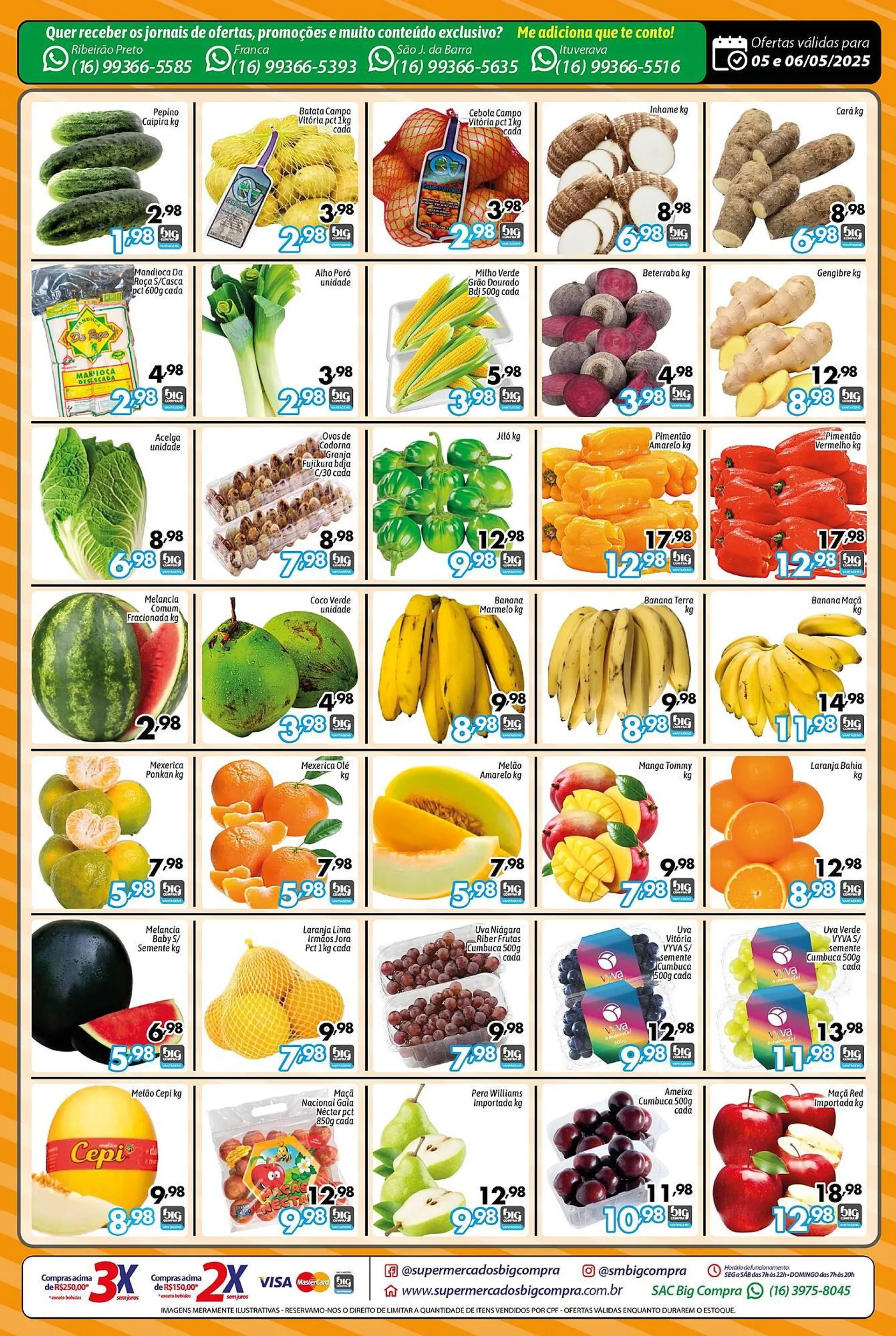 Encarte de Catálogo Supermercados Big Compra 5 de maio até 6 de maio 2025 - Pagina 2