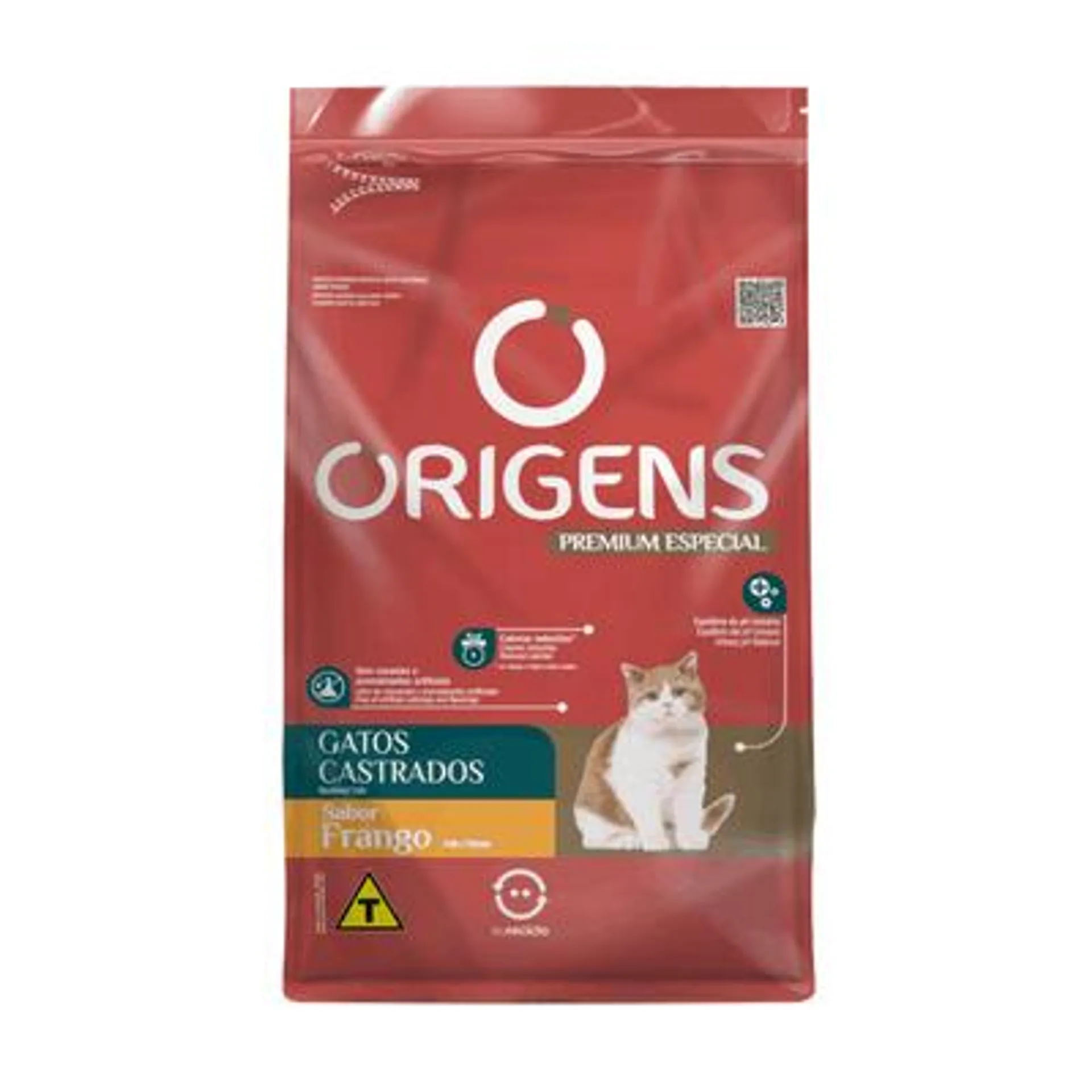 Ração Origens Gatos Castrados Frango 1kg