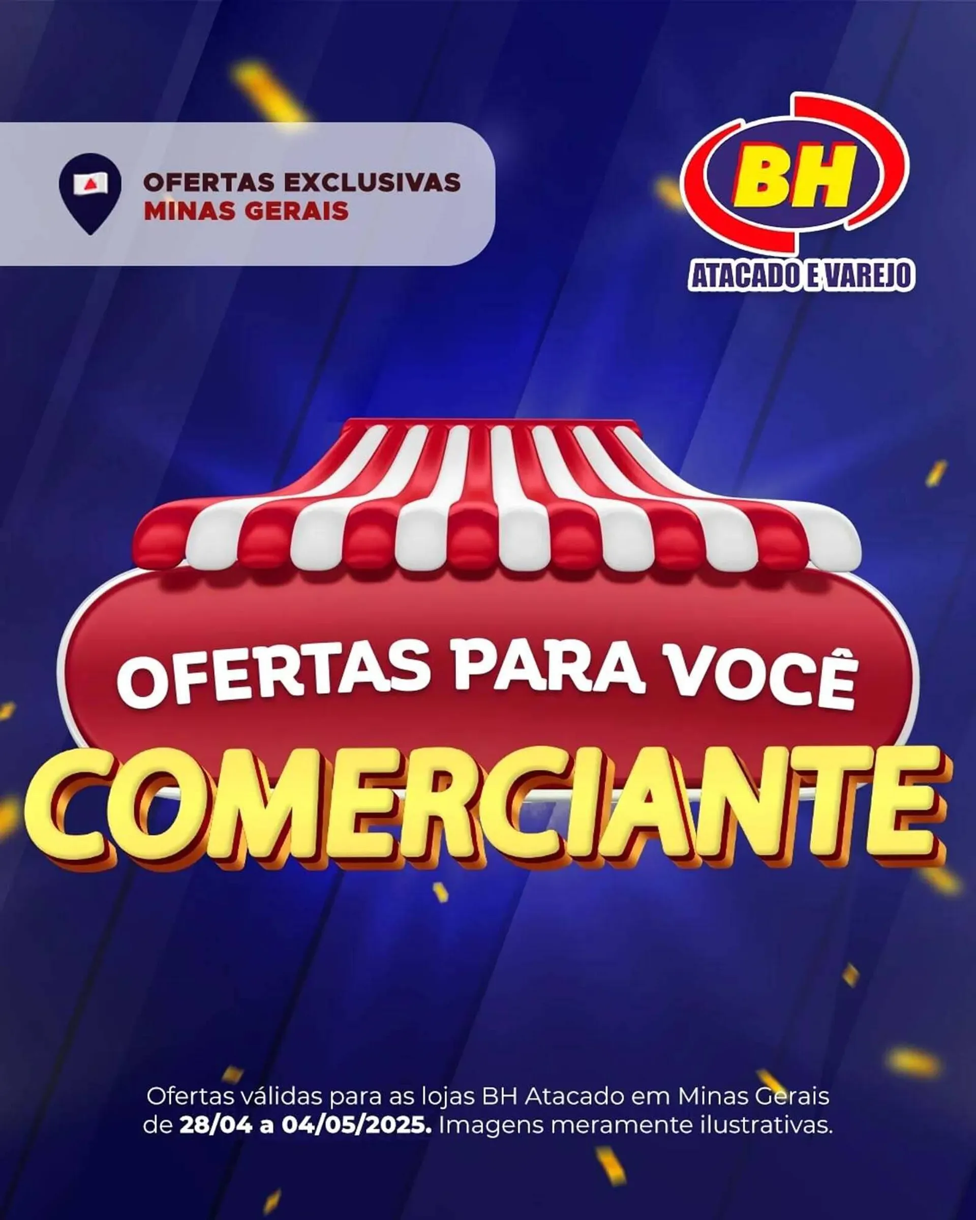 Encarte de Catálogo Supermercados BH 30 de abril até 4 de maio 2025 - Pagina 1