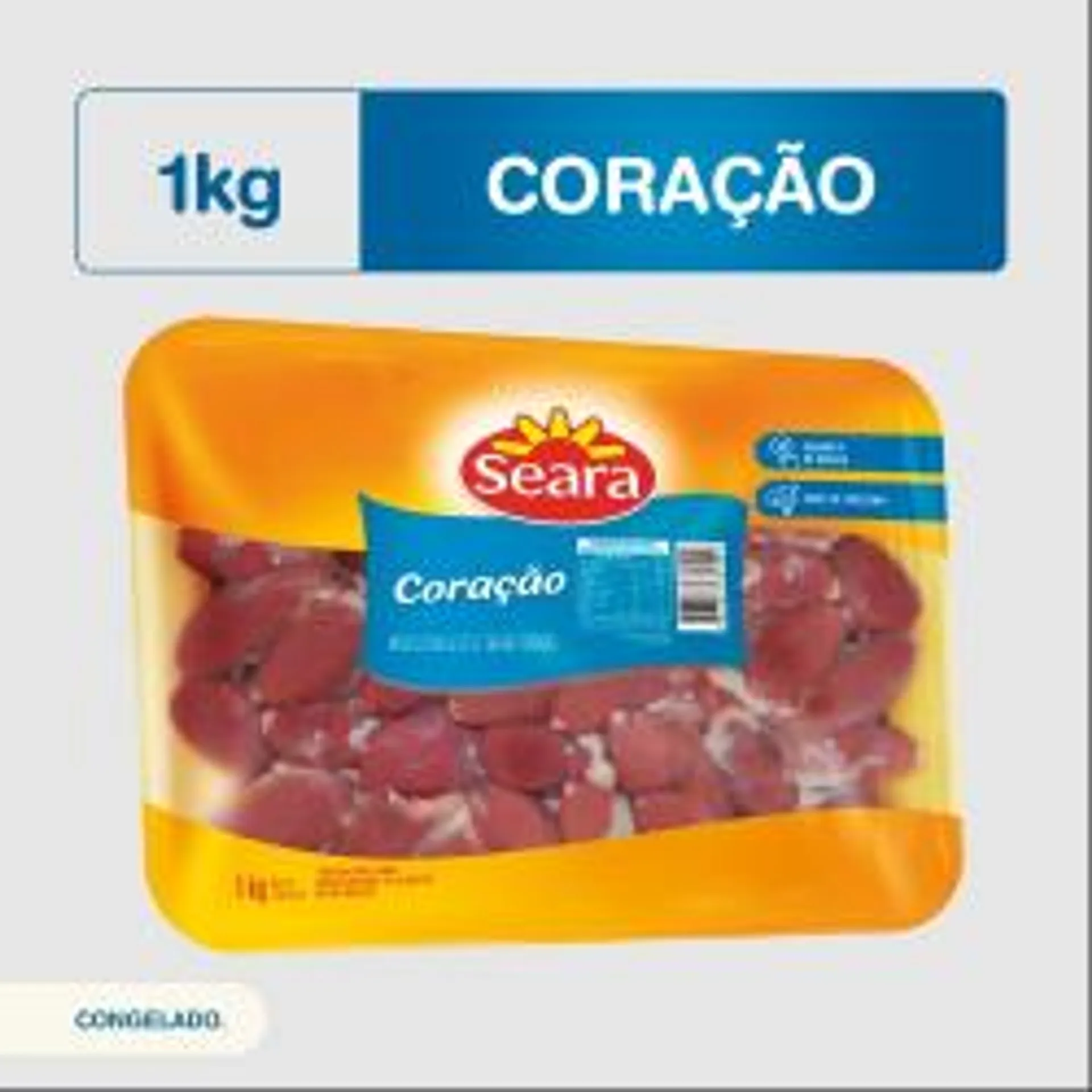 Coração de frango bandeja Seara 1kg