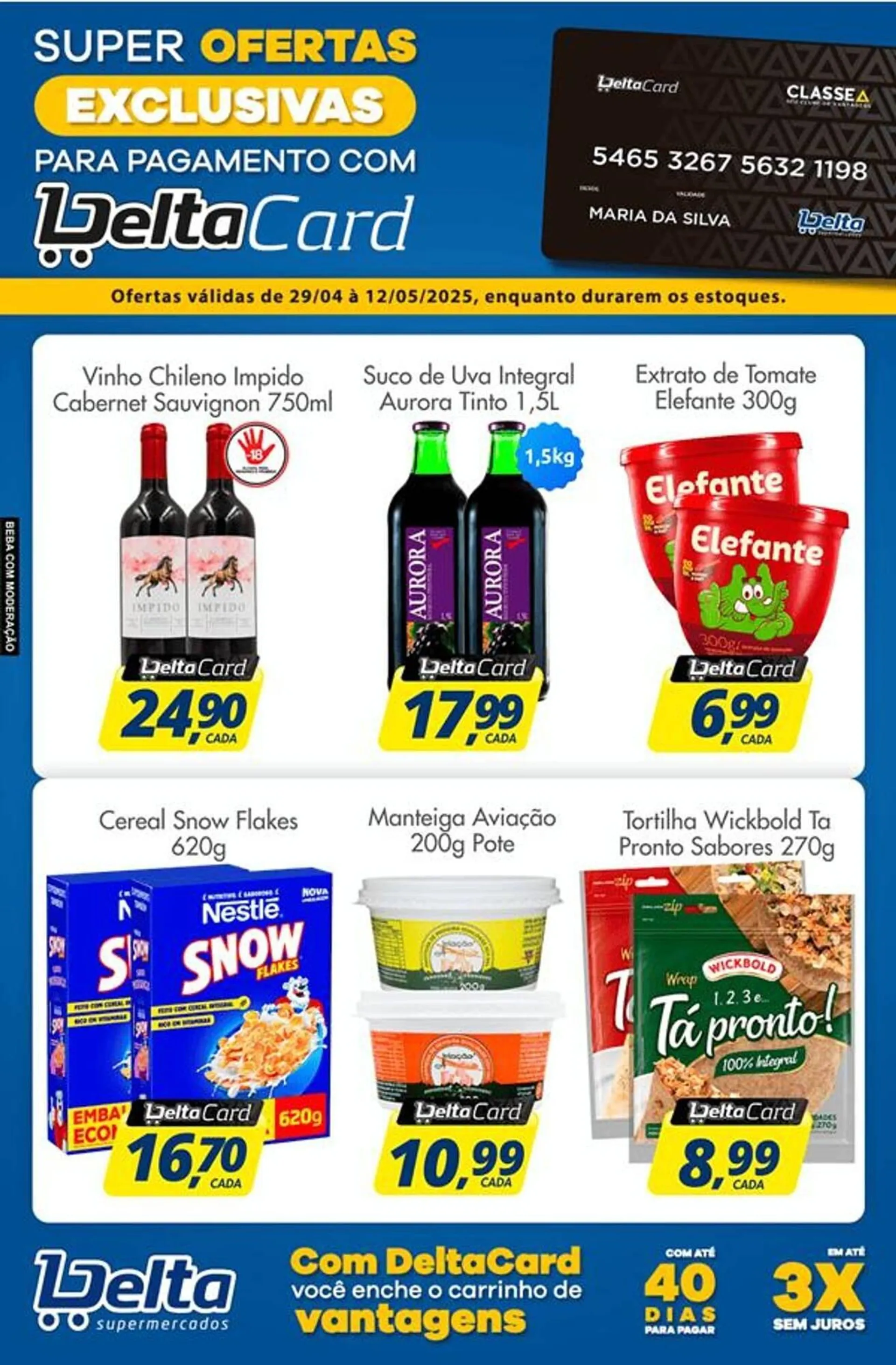 Encarte de Catálogo Delta Supermercados 29 de abril até 12 de maio 2025 - Pagina 2