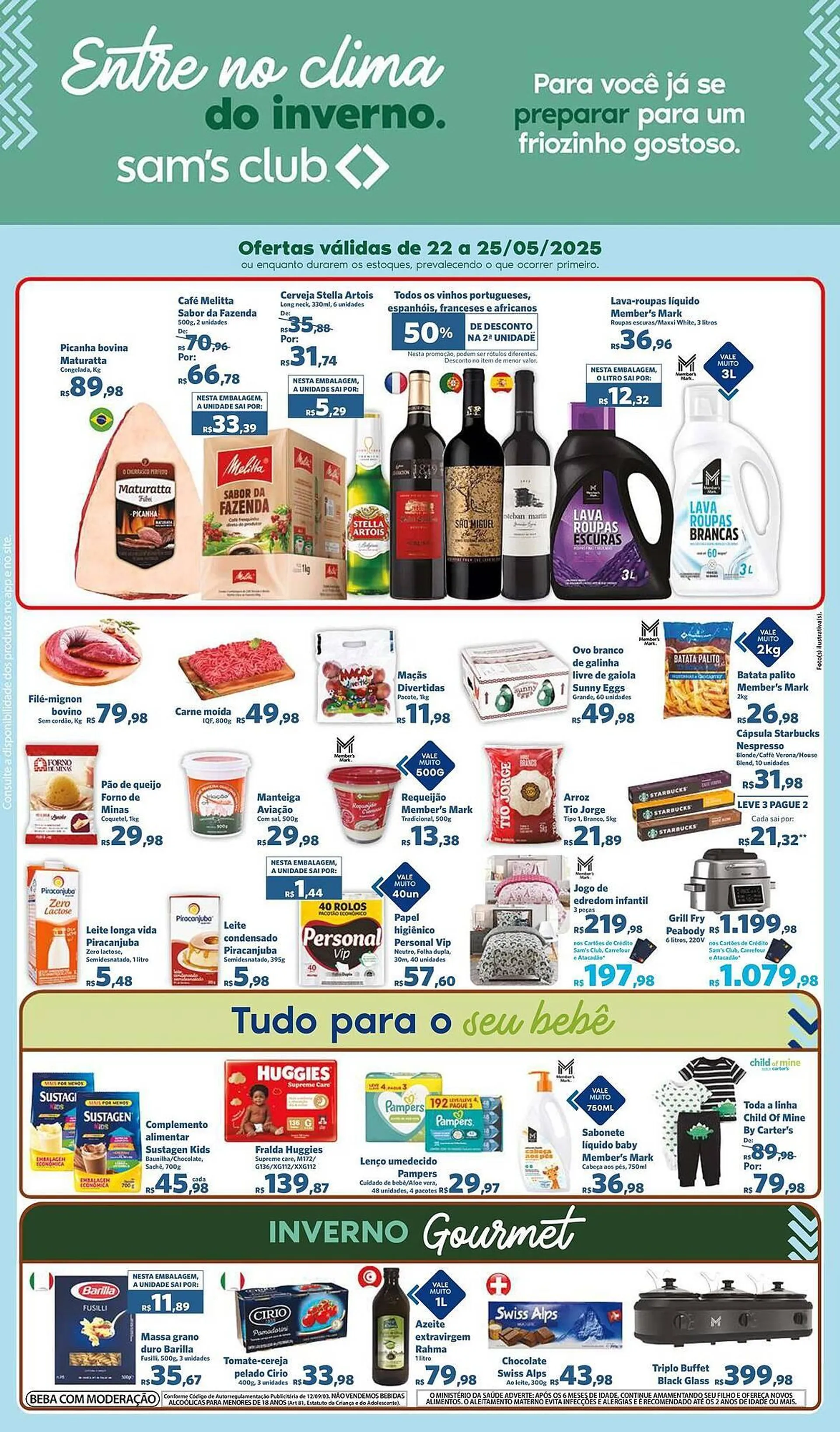 Encarte de Catálogo Sam's Club 23 de maio até 25 de maio 2025 - Pagina 1
