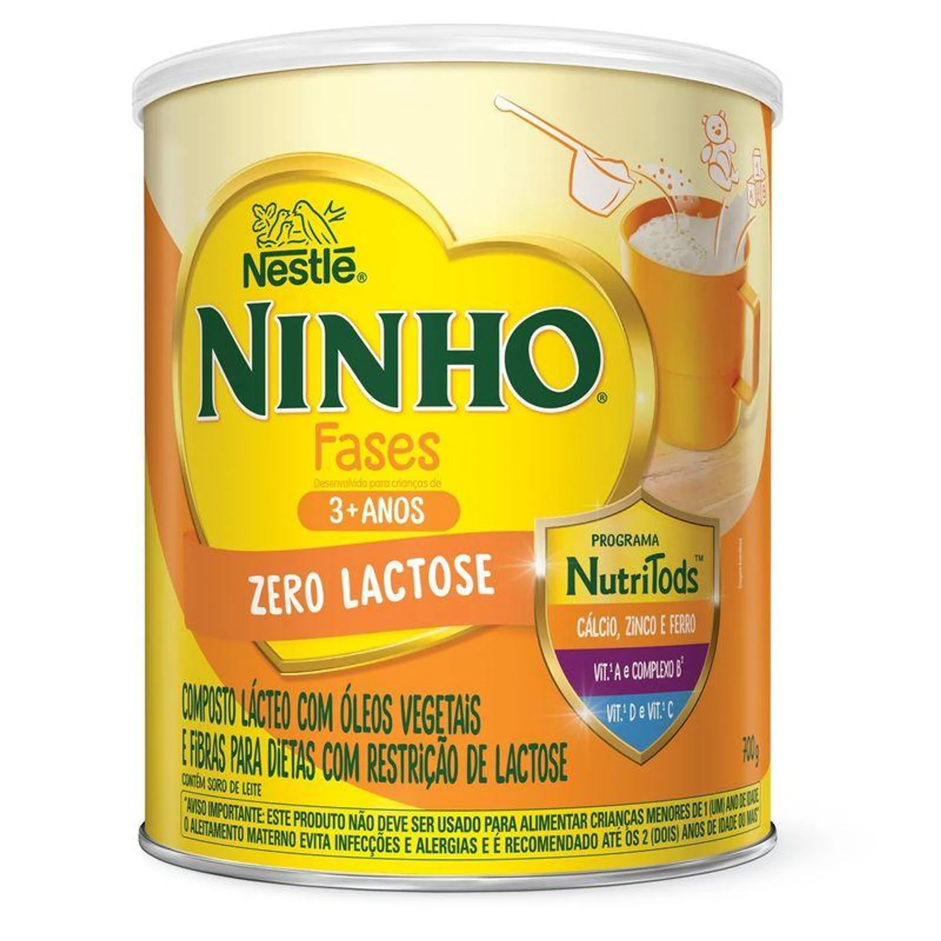 Composto Lácteo NINHO Fases Zero Lactose 700g