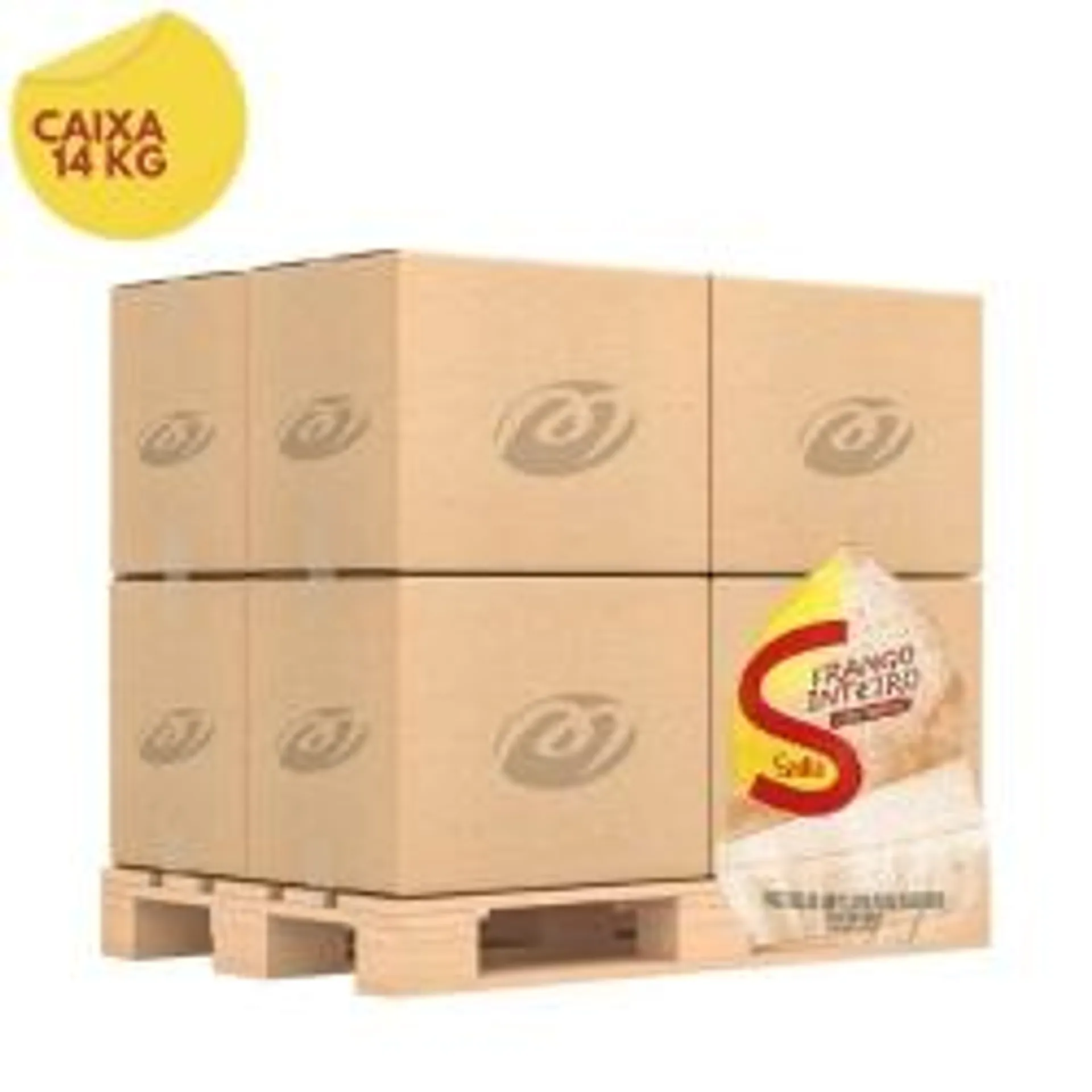 Caixa Frango Congelado Temperado Sadia com 14 Kg