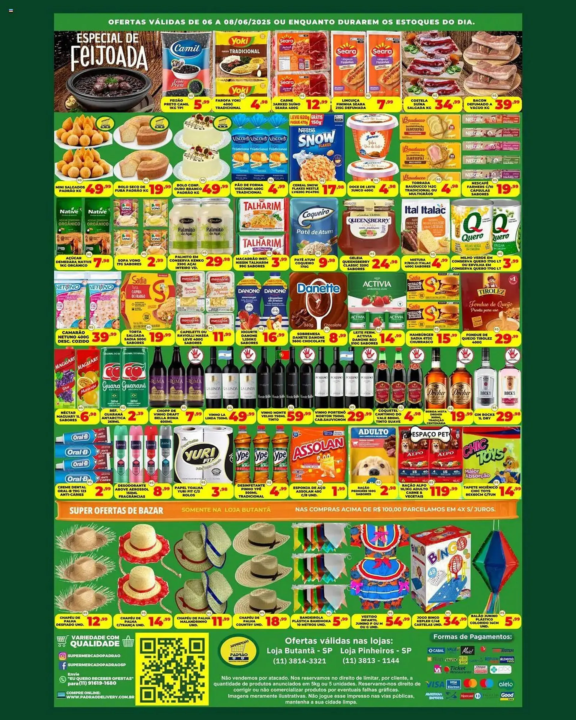 Encarte de Catálogo Supermercado Padrão 6 de junho até 8 de junho 2025 - Pagina 2