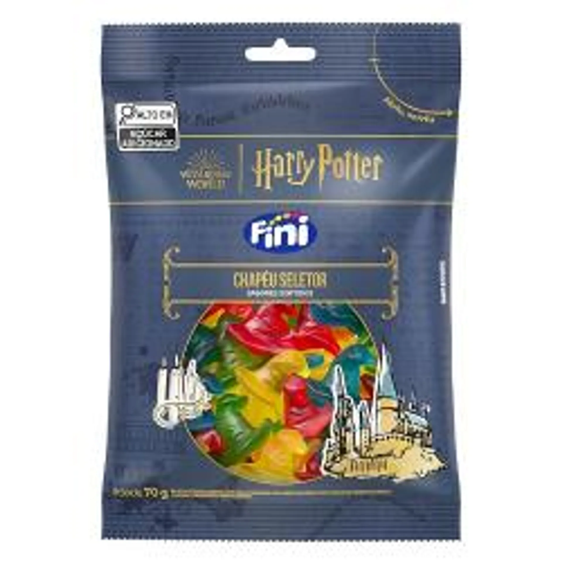 Bala Gelatina Fini Chapéu Seletor Harry Potter 70g