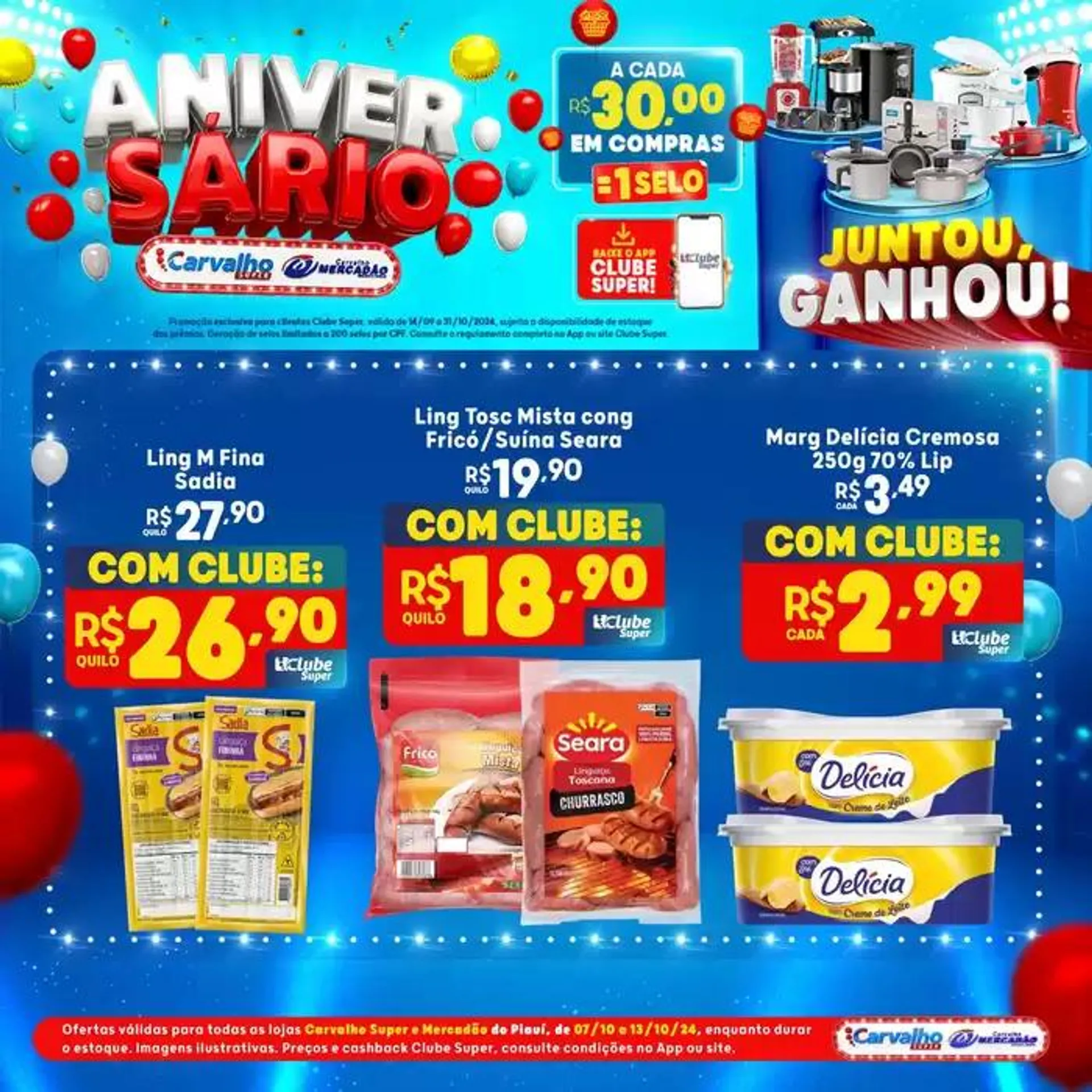 Encarte de Aniversário Carvalho Supermercado 7 de outubro até 31 de outubro 2024 - Pagina 2