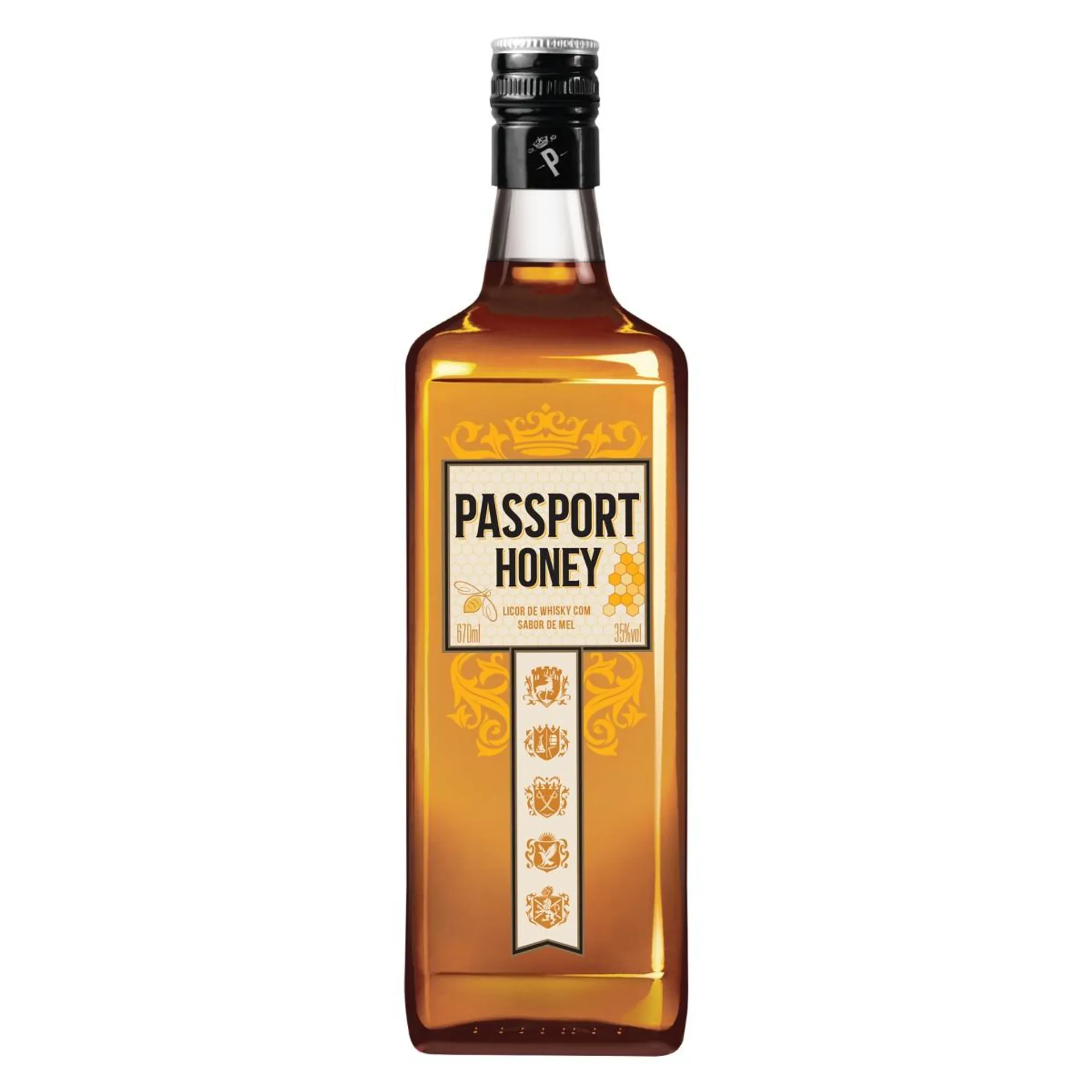 Licor Passport Whisky Mel Garrafa 670ml