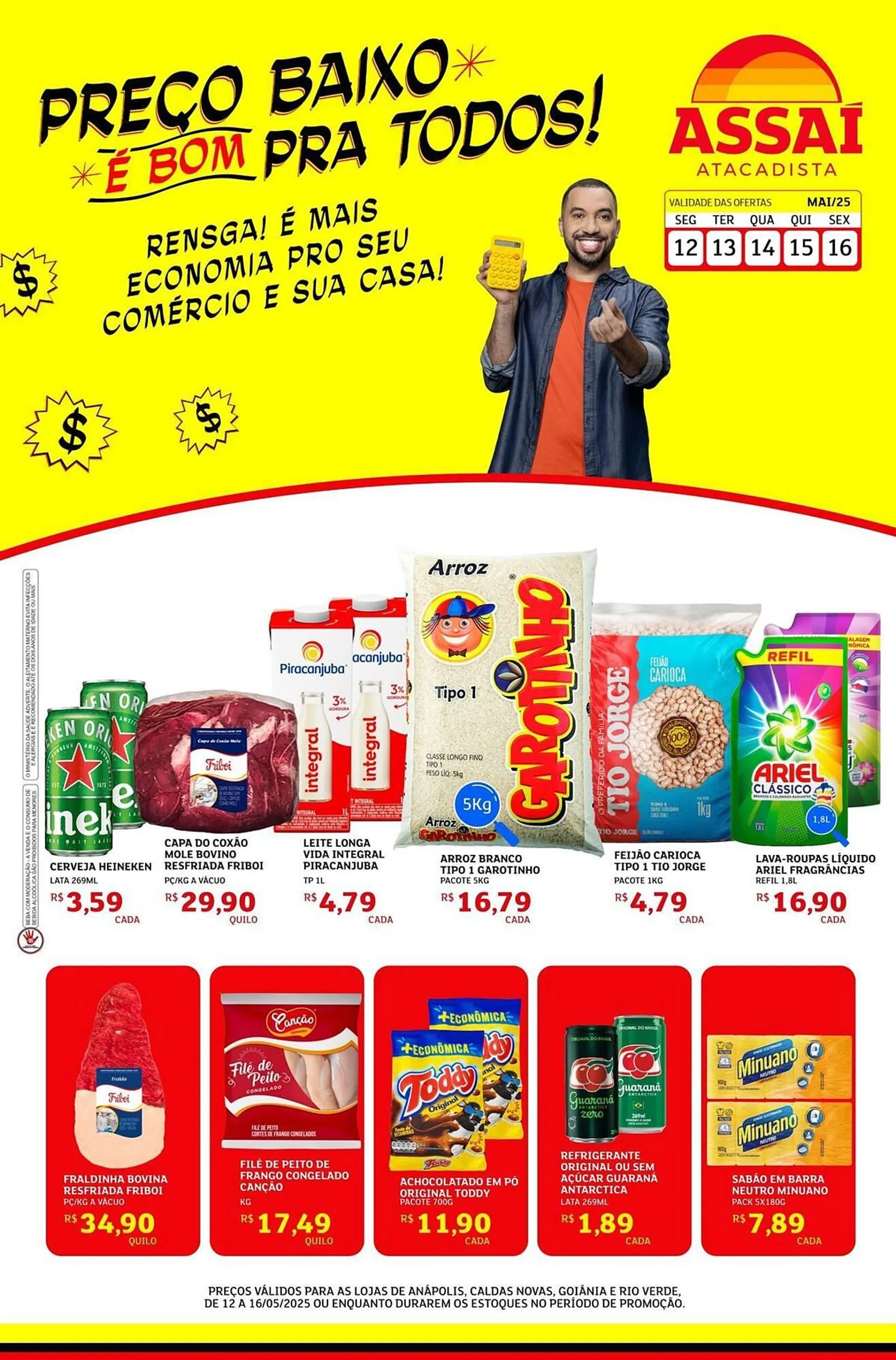 Encarte de Catálogo Assaí Atacadista 12 de maio até 15 de maio 2025 - Pagina 1