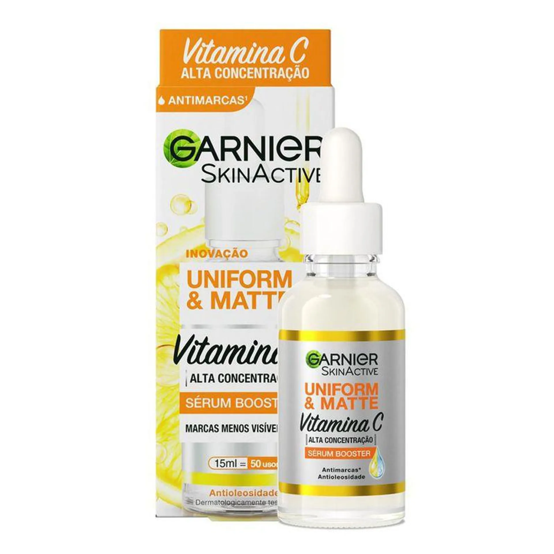 Sérum Facial Garnier Uniform Matte Vitamina C 15ml