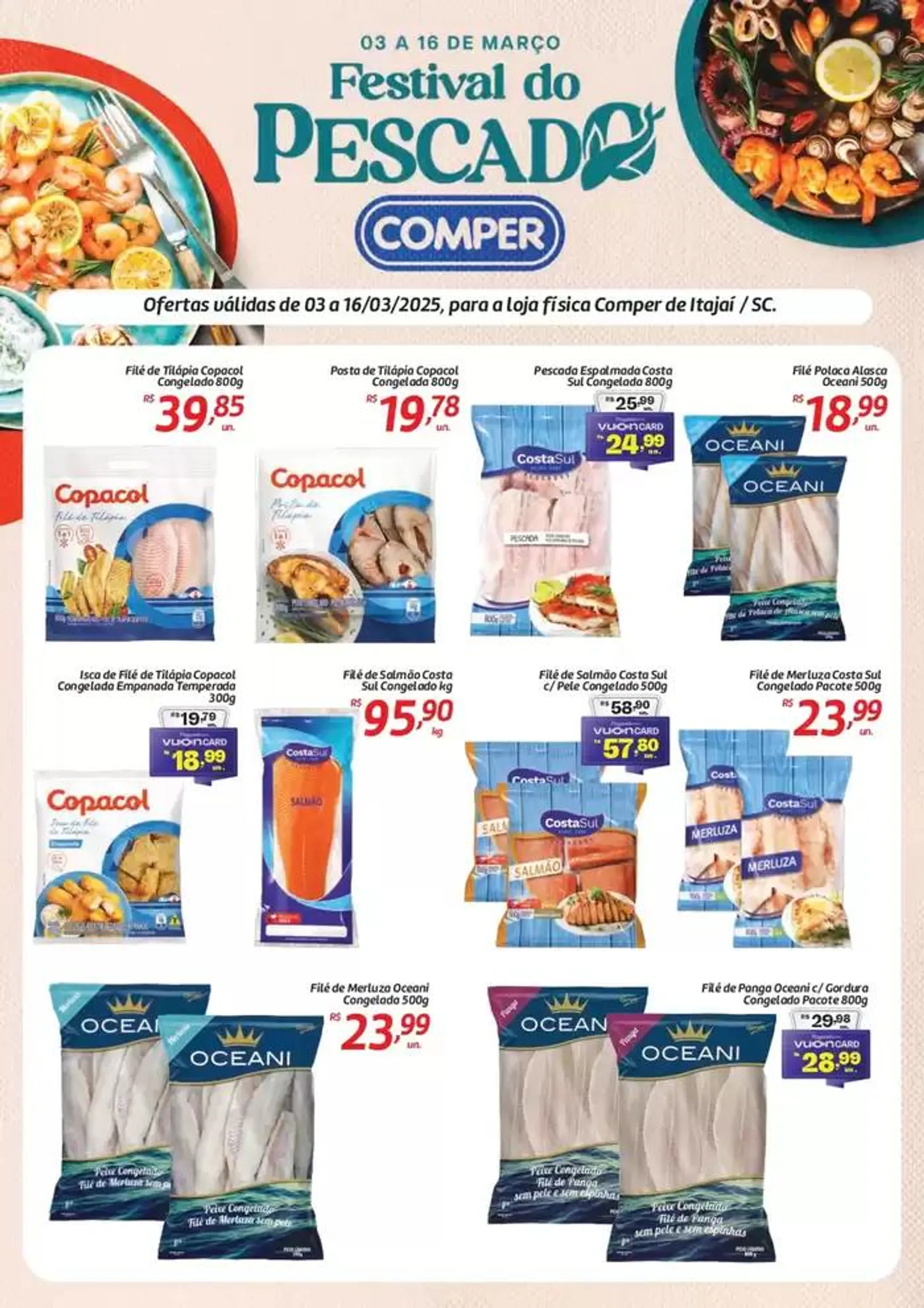 Encarte de Ofertas e promoções atuais 10 de março até 16 de março 2025 - Pagina 1