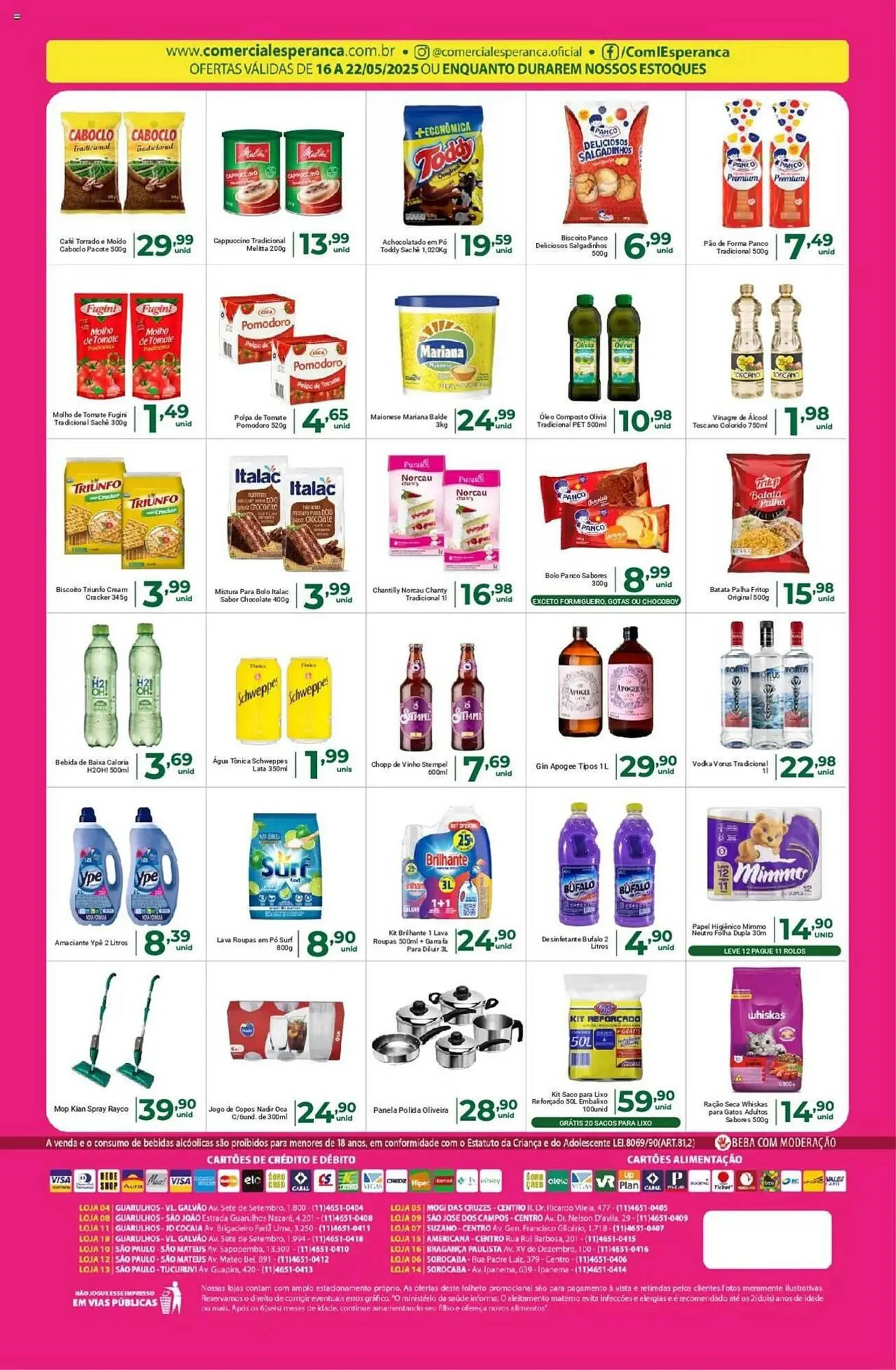Encarte de Catálogo Comercial Esperança 16 de maio até 22 de maio 2025 - Pagina 2