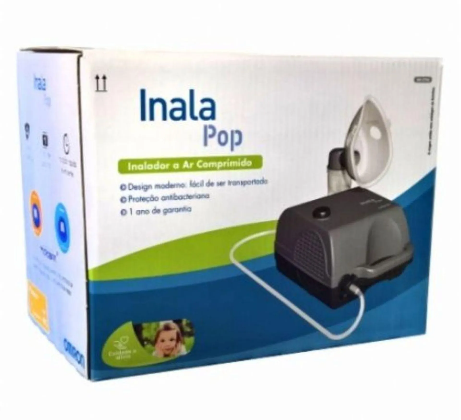 Inalador Compressor Inalapop Omron Caixa 1 Unidade