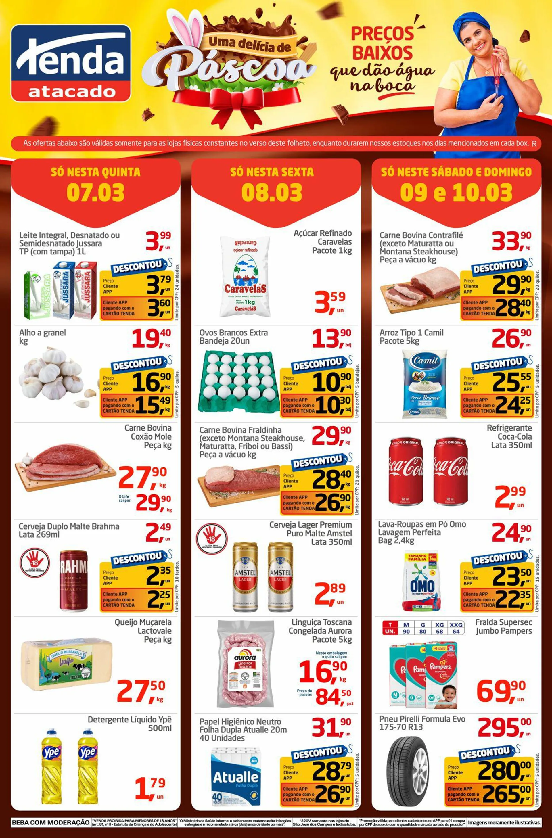 Encarte de Tenda Atacado - Jacareí 7 de março até 10 de março 2024 - Pagina 1