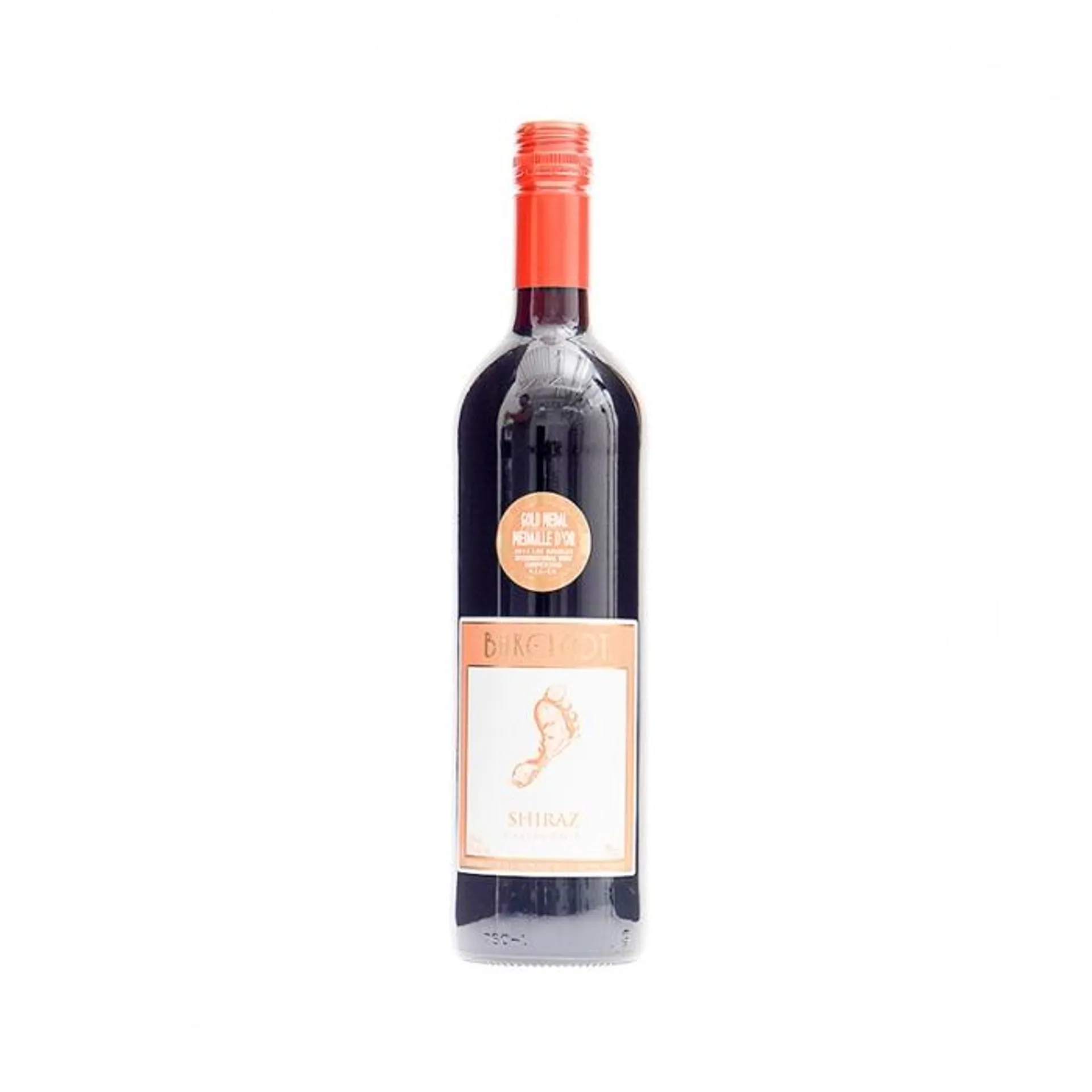 Vino Tinto Shiraz Barefoot 75 Cl