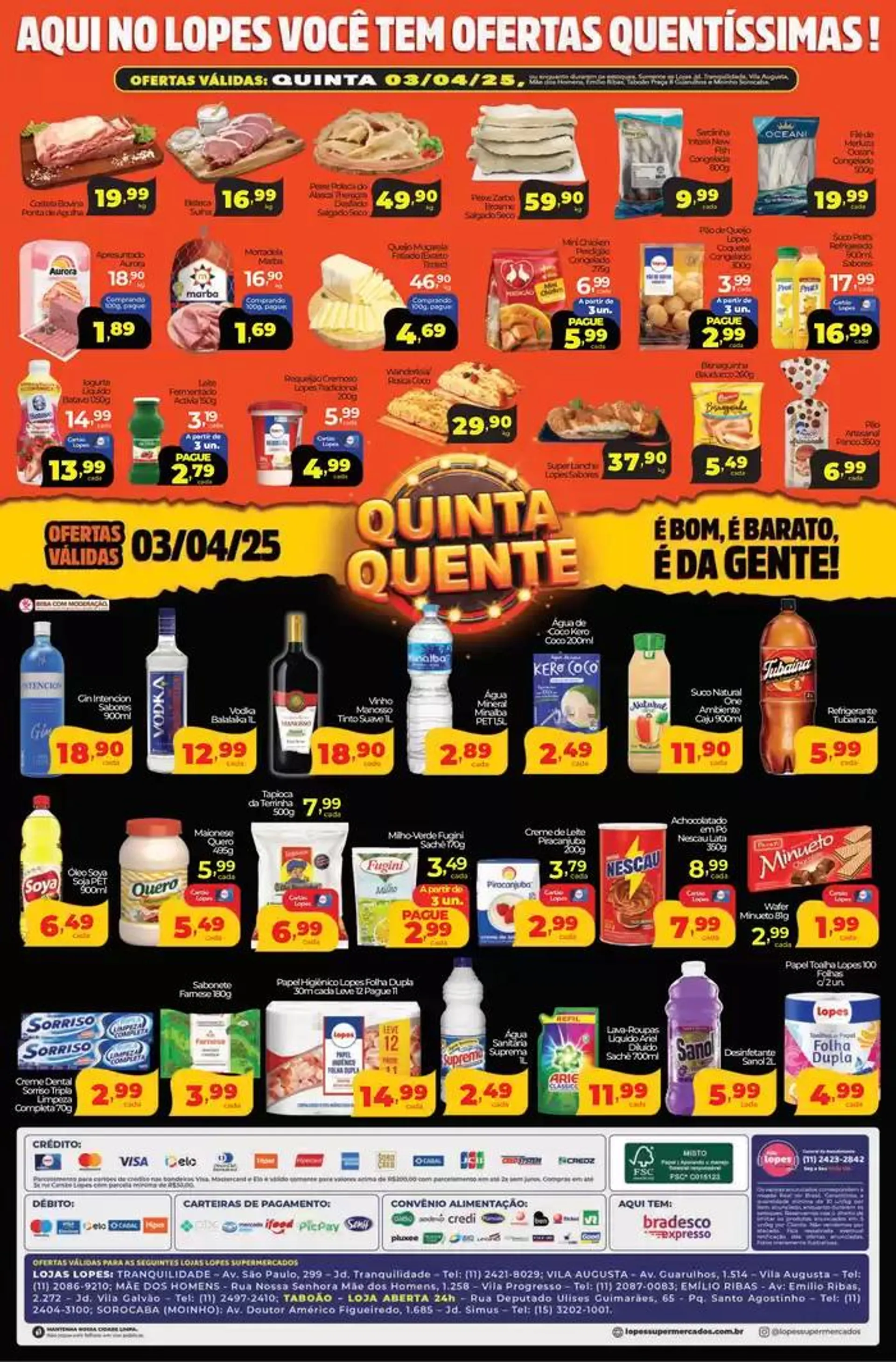 Encarte de Encarte Lopes Supermercados 1 de abril até 3 de abril 2025 - Pagina 2