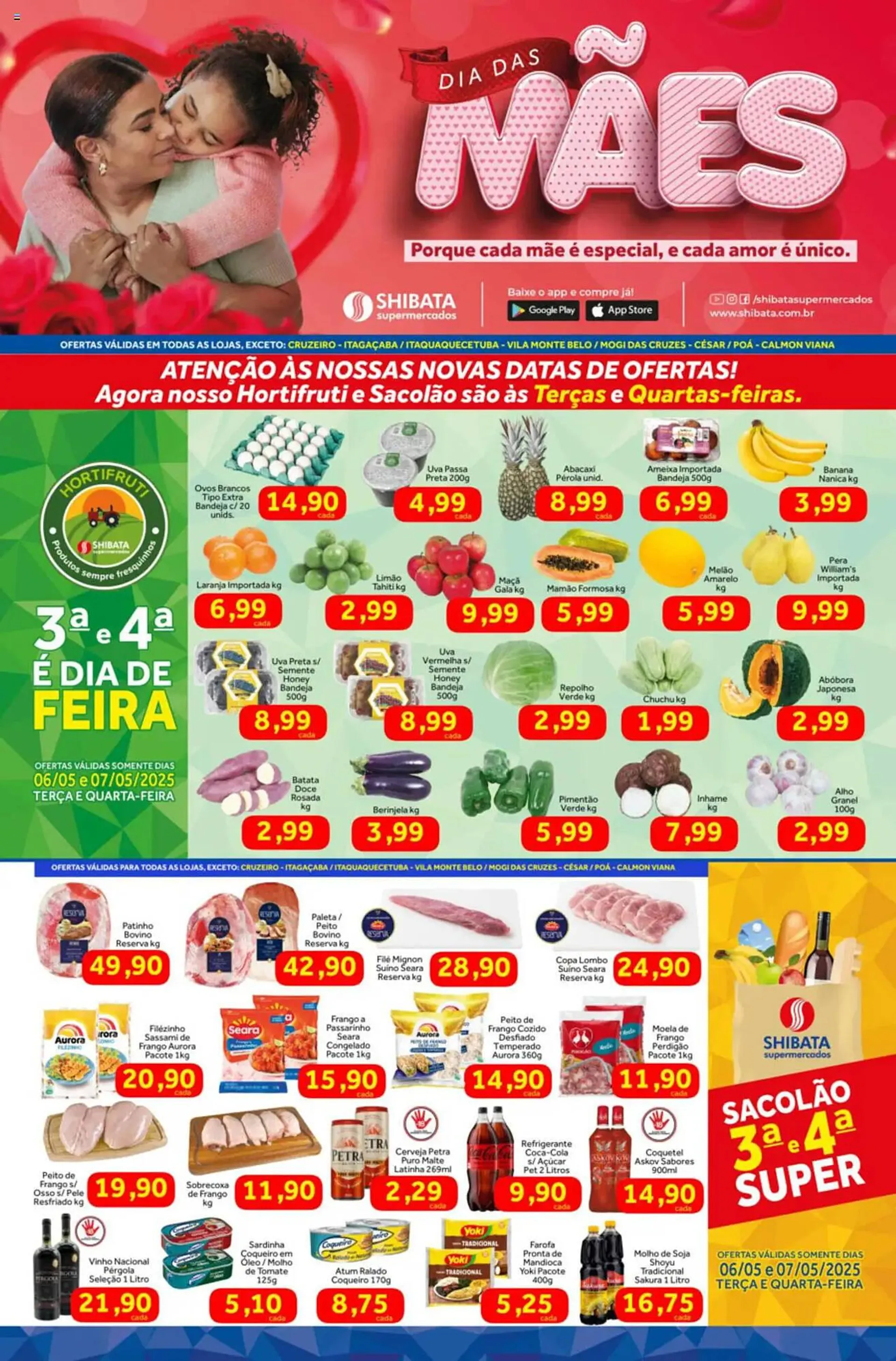 Encarte de Catálogo Shibata Supermercados 6 de maio até 12 de maio 2025 - Pagina 1