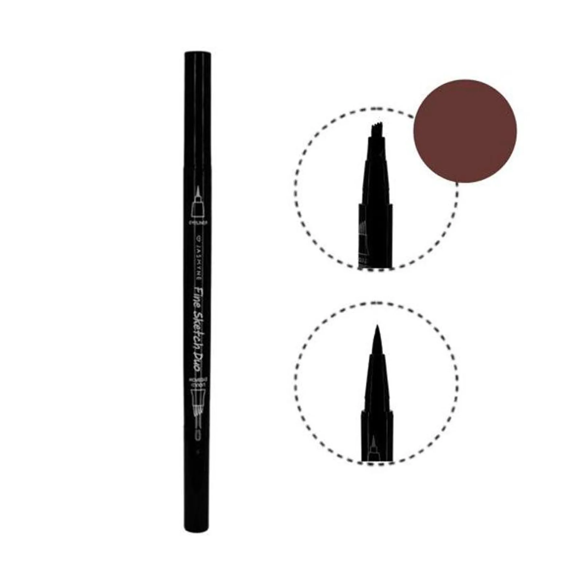 Caneta Delineadora Jasmyne Fine Sketch Duo