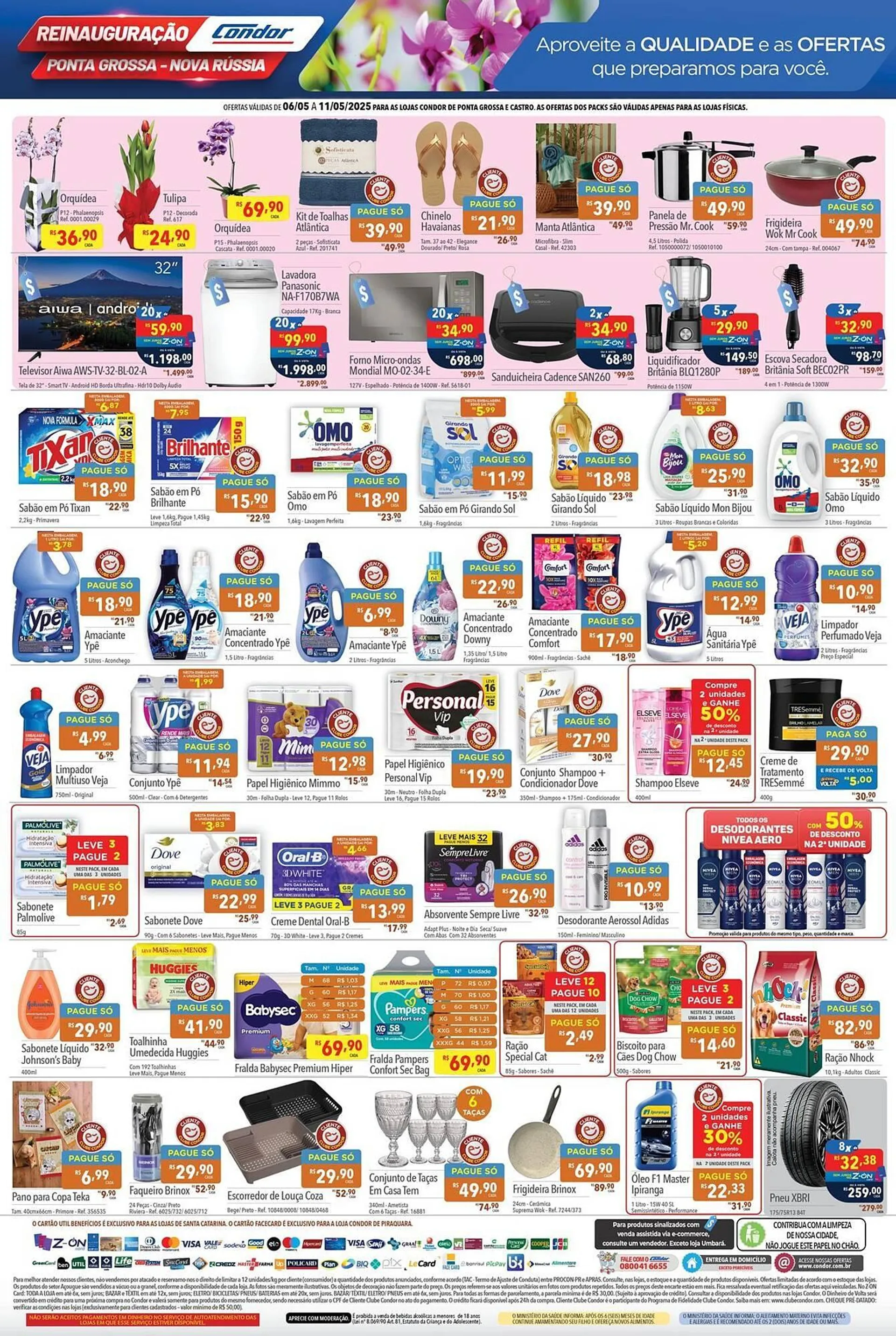 Encarte de Catálogo Supermercados Condor 8 de maio até 11 de maio 2025 - Pagina 4