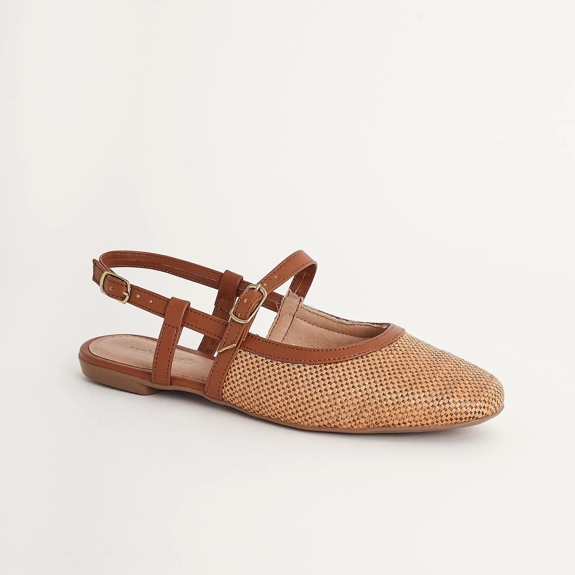 Sapatilha de Ráfia Slingback - SELA