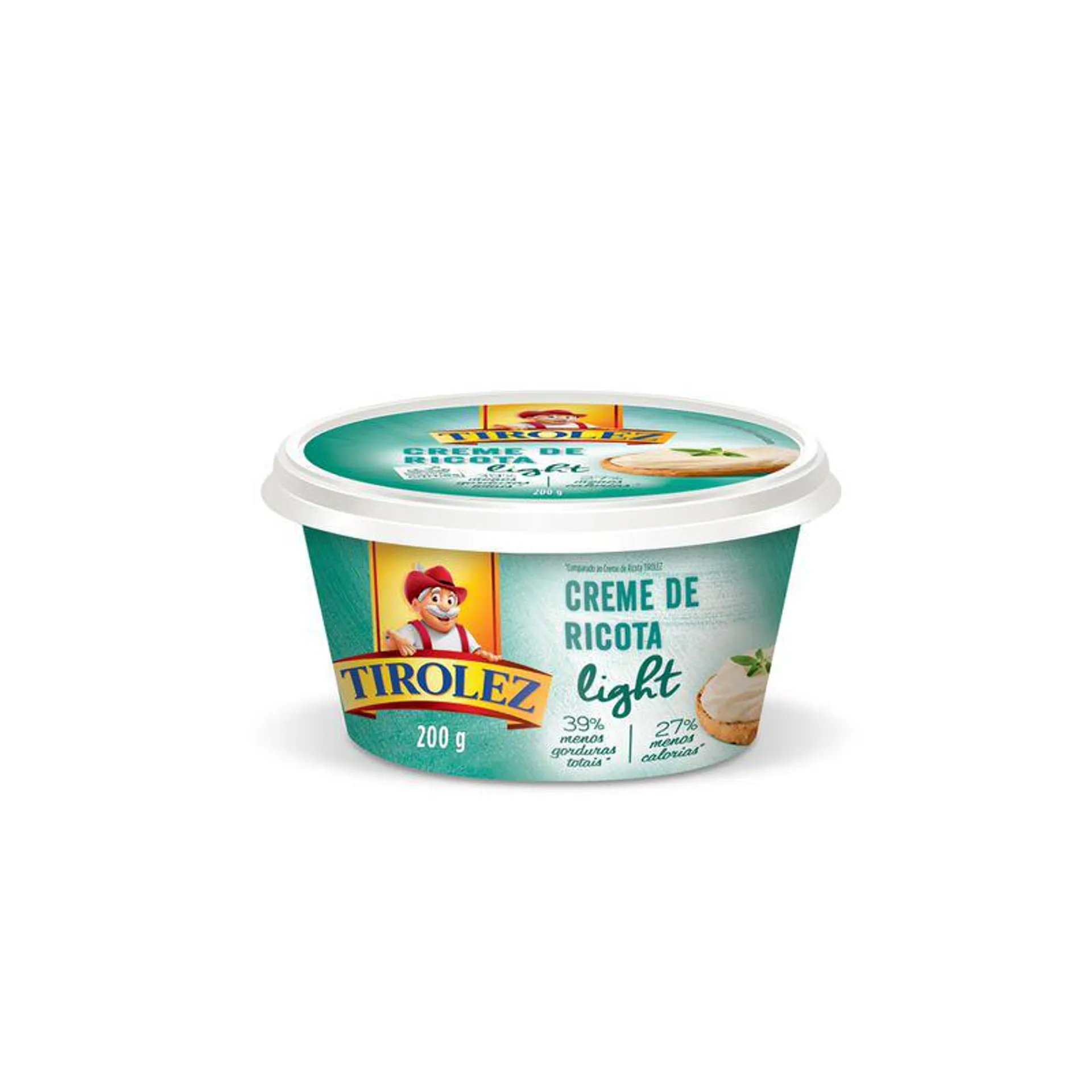 Creme Queijo Ricota Tirolez 200g Light