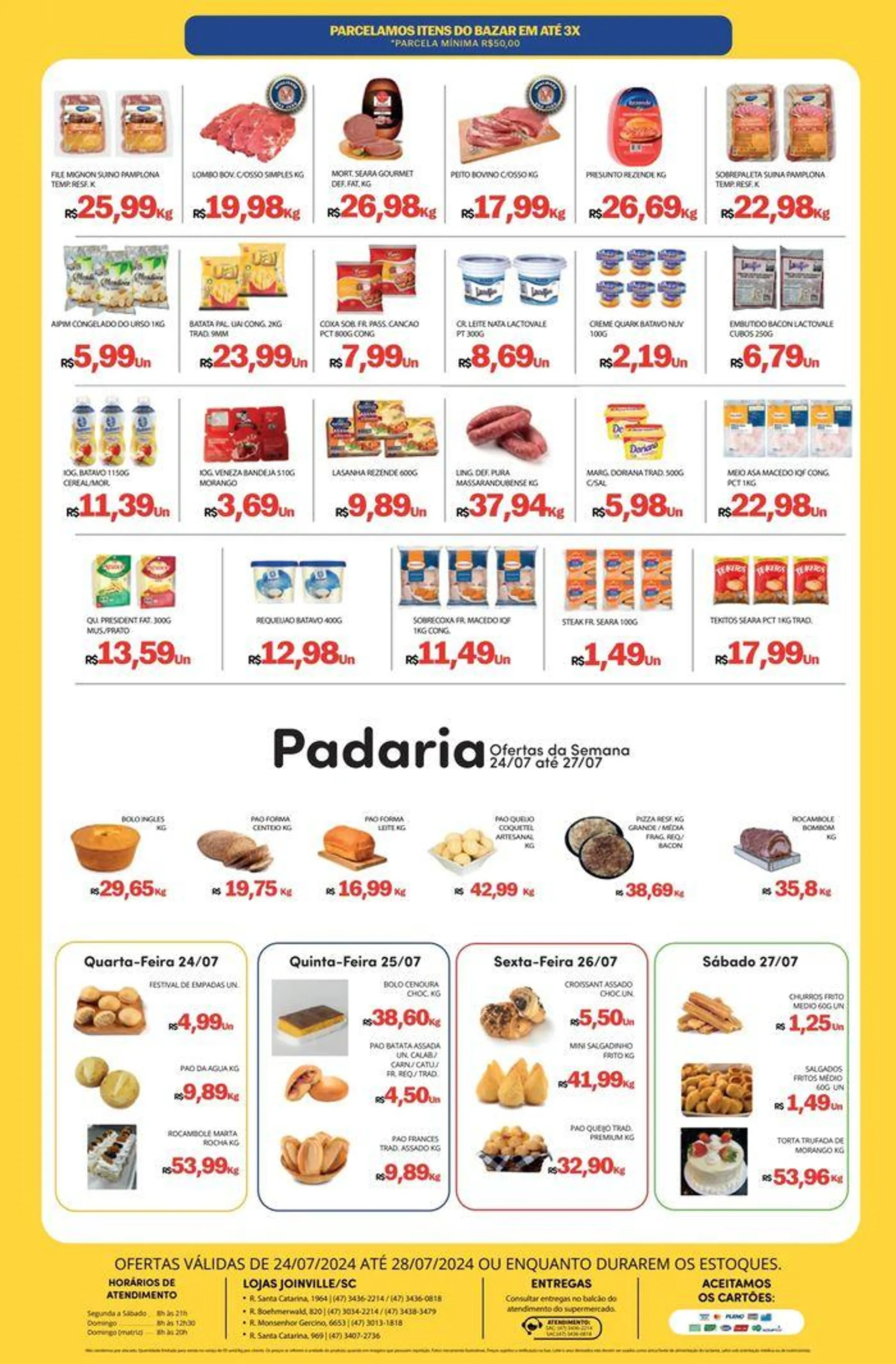 Encarte de Oferta Supermercado Vitorino 24 de julho até 28 de julho 2024 - Pagina 4