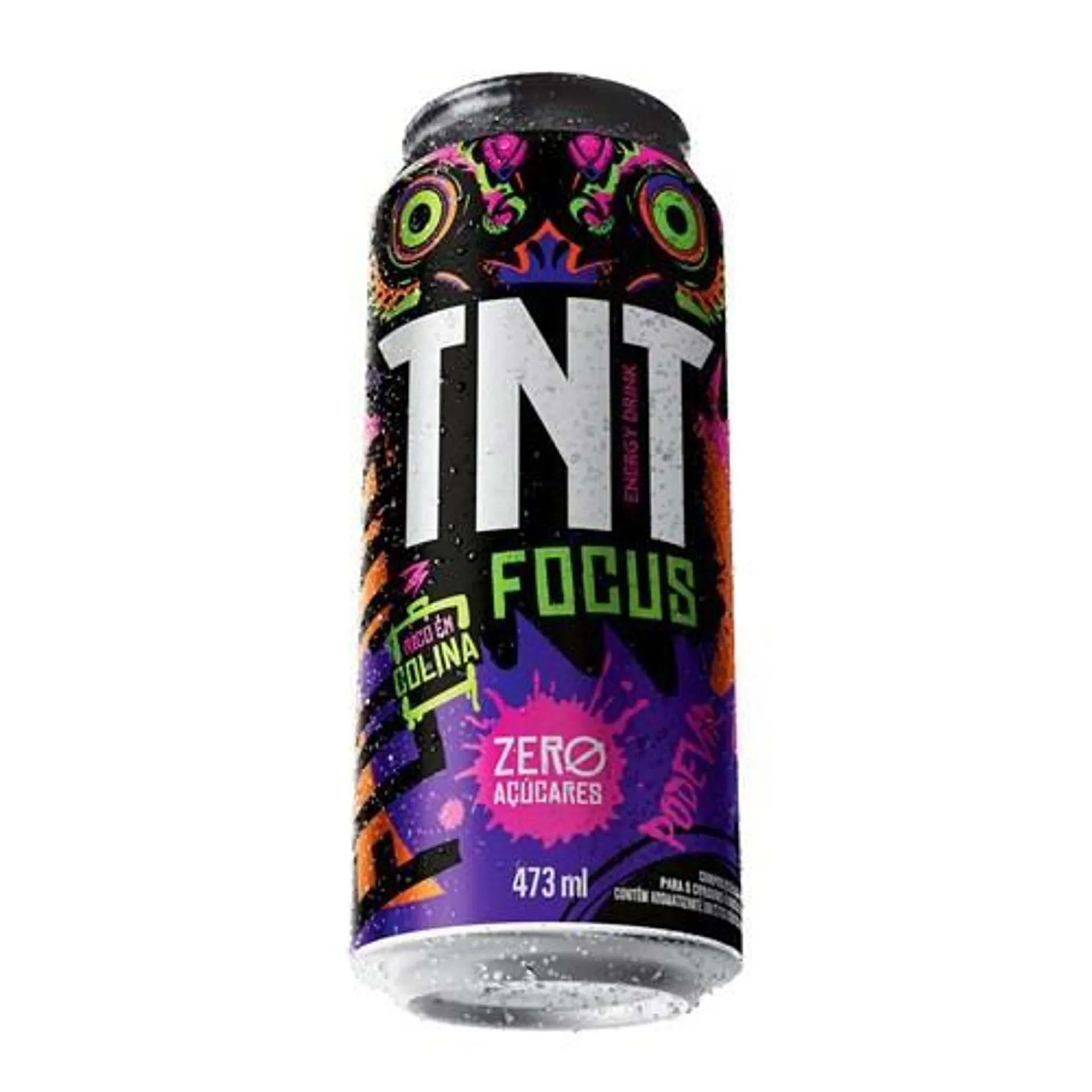 Energético Zero Açúcar Tnt Focus Lata 473ml